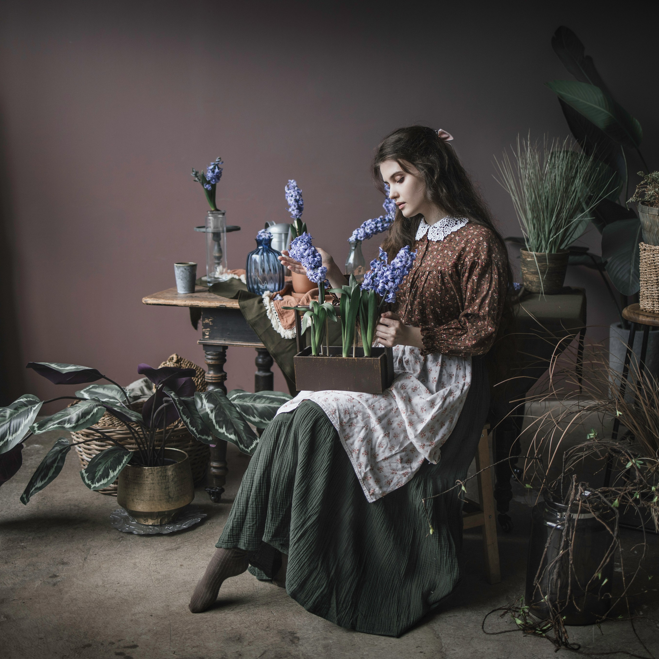 Гиацинты винтаж