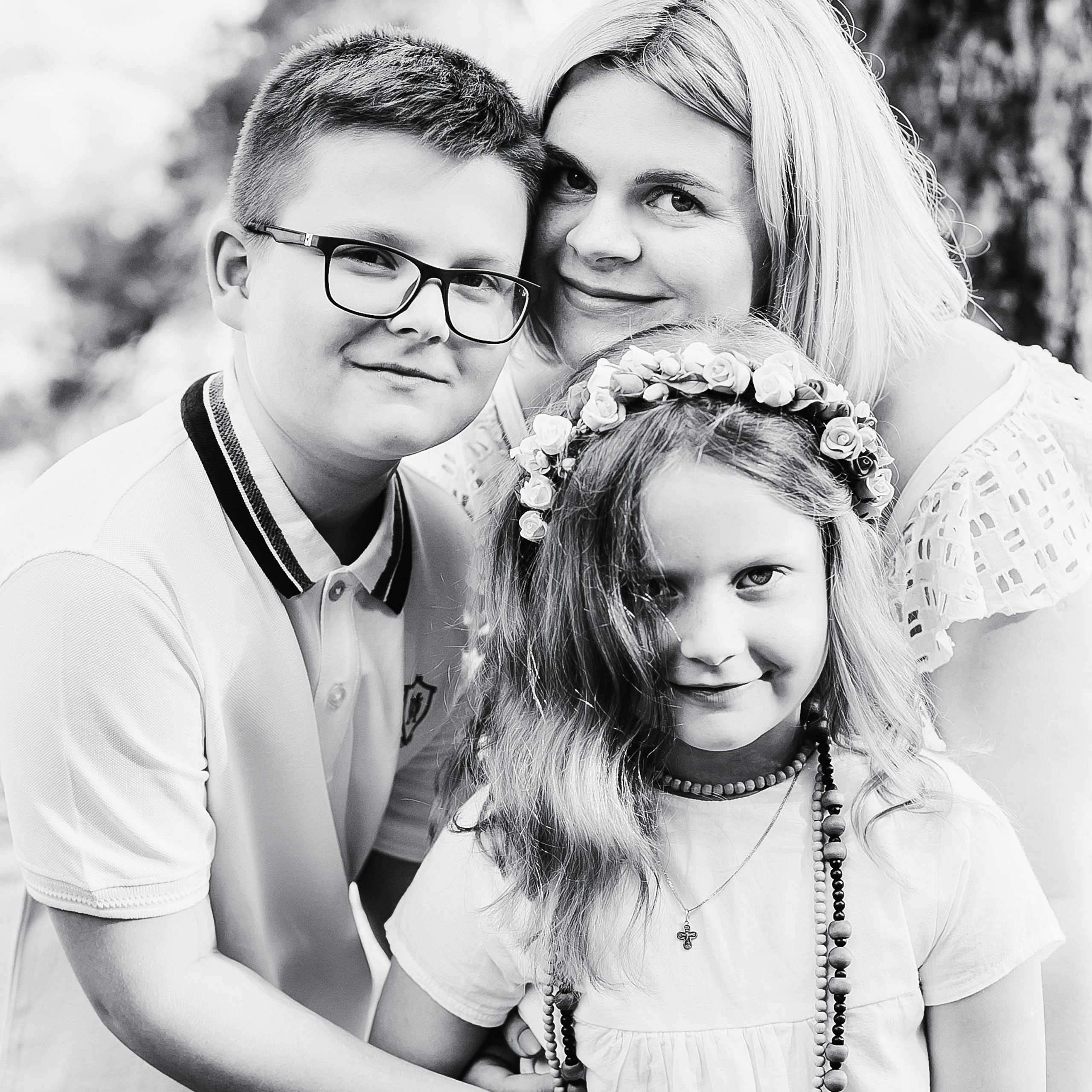 Ольга и ее прекрасные детки. Летне-природная прогулка