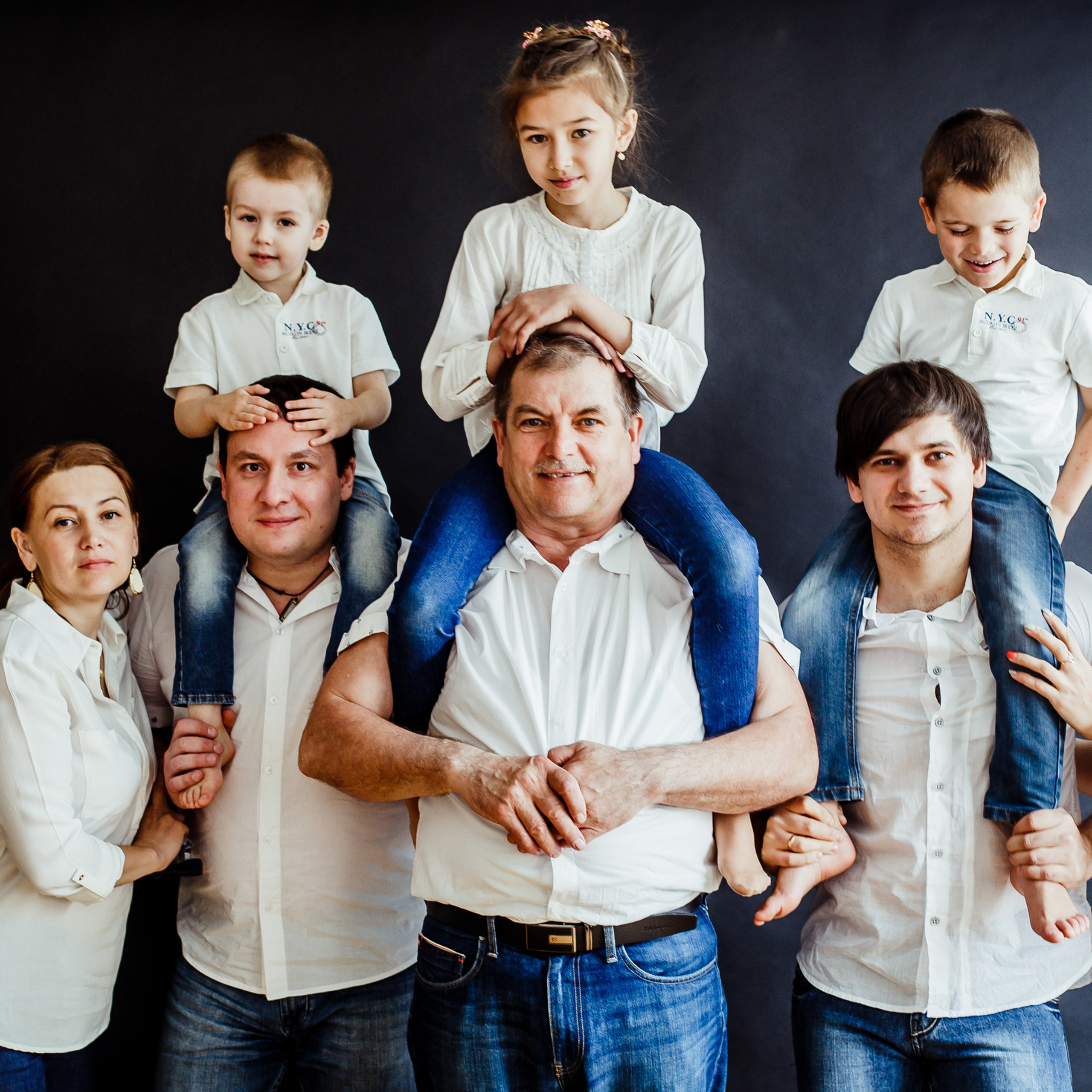 Семья. 3 поколения.