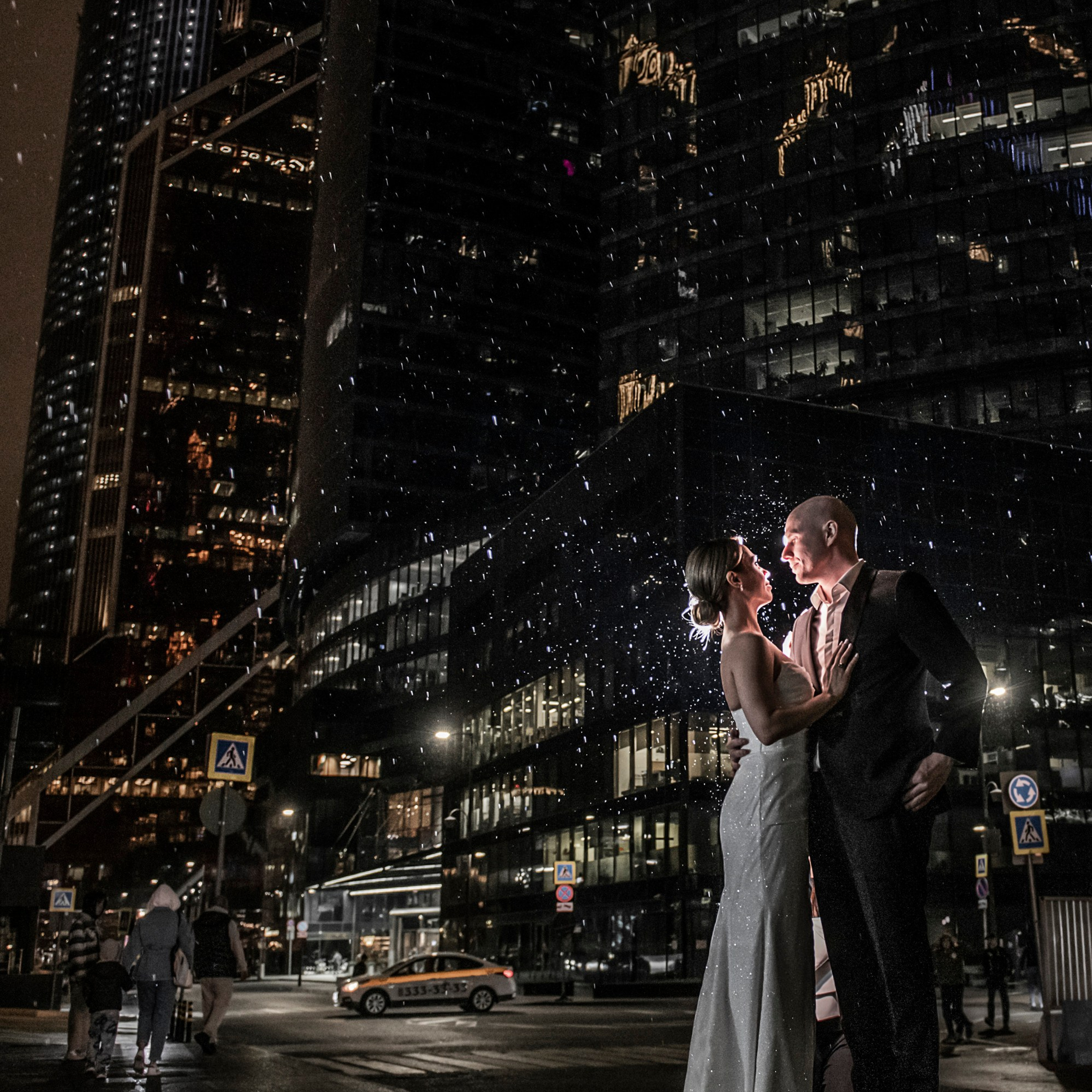 В небе над Москвой