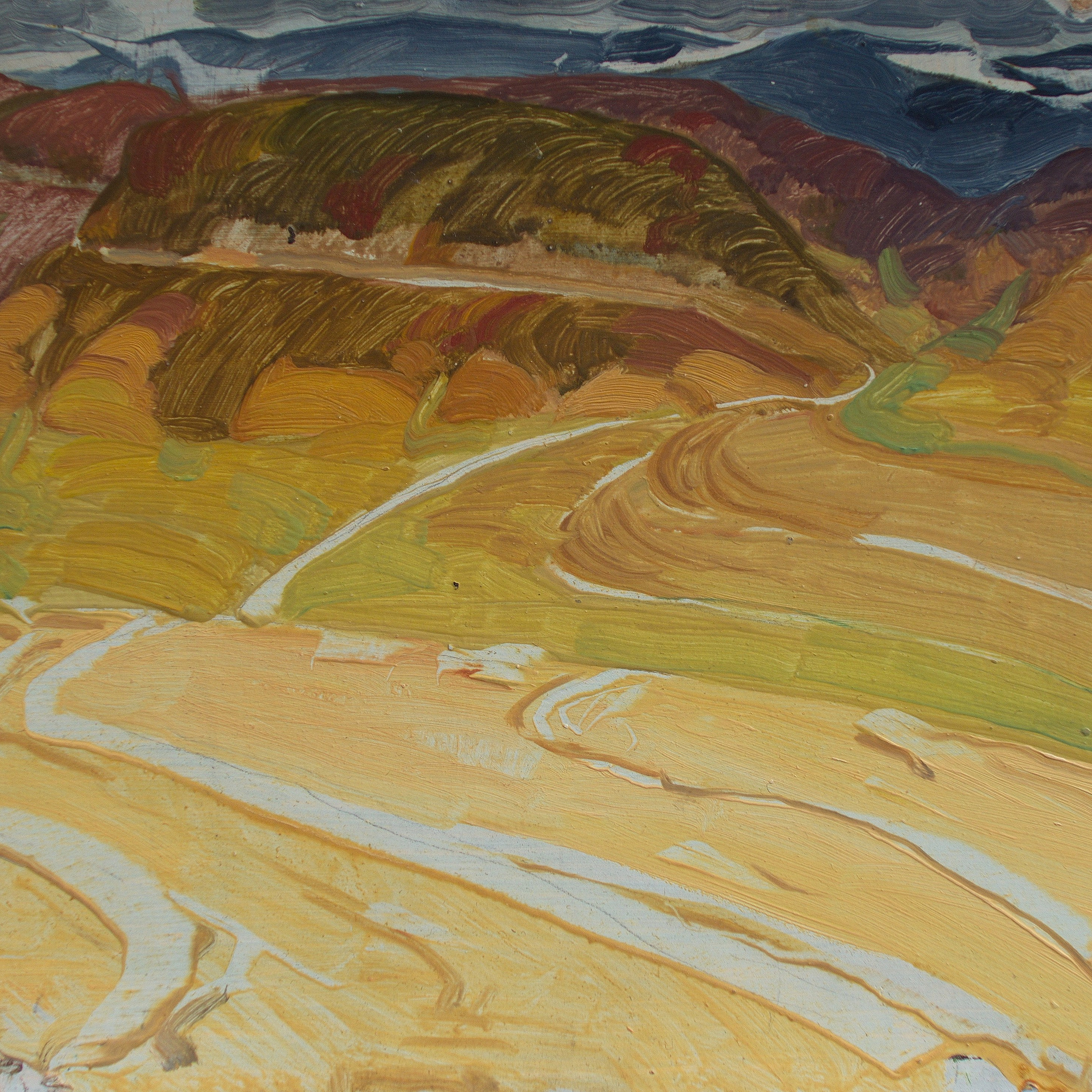 Осенняя палитра Алтая. к/м. 19×25. 1961 г.