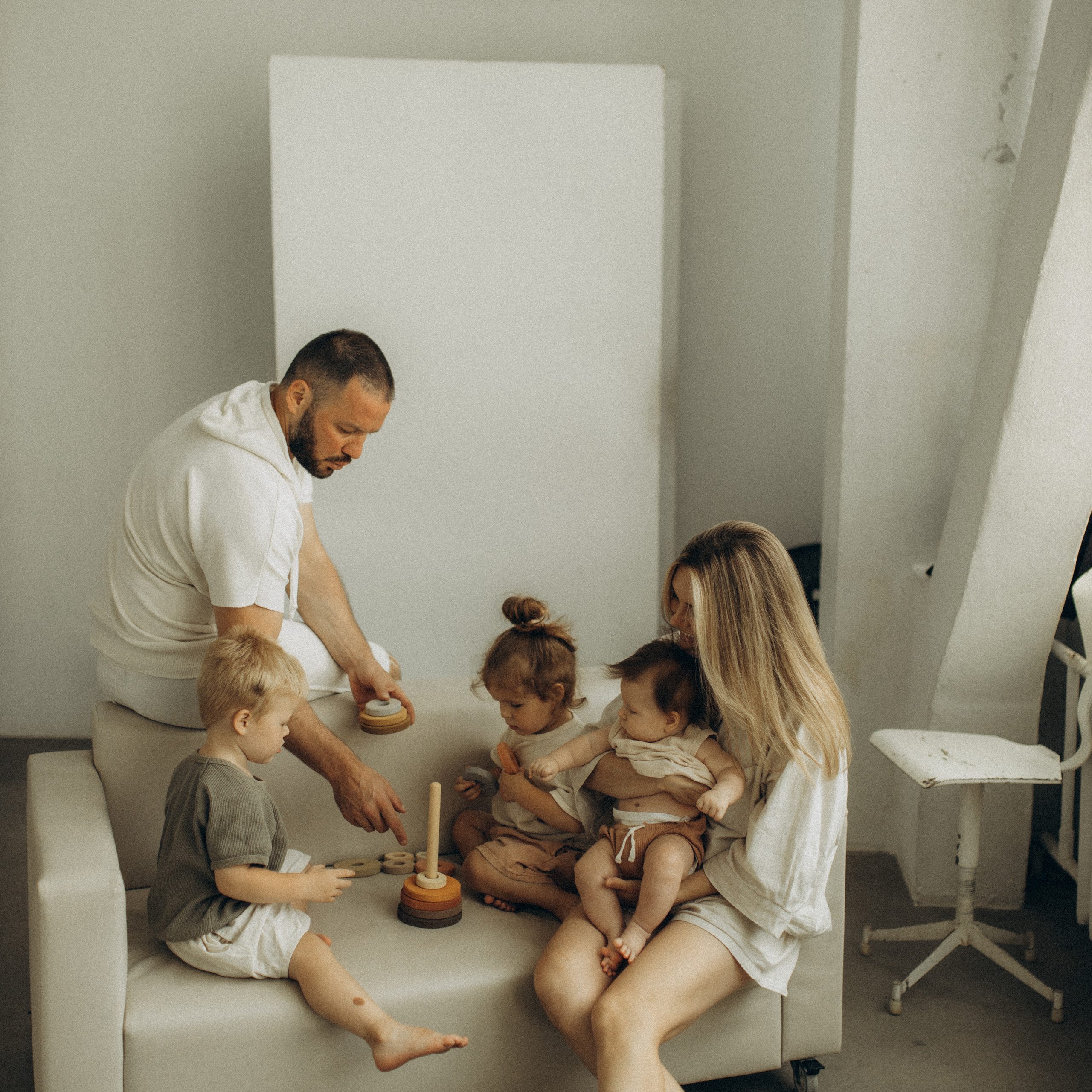 Маша, Рома, Мирон, Софийка, Марк