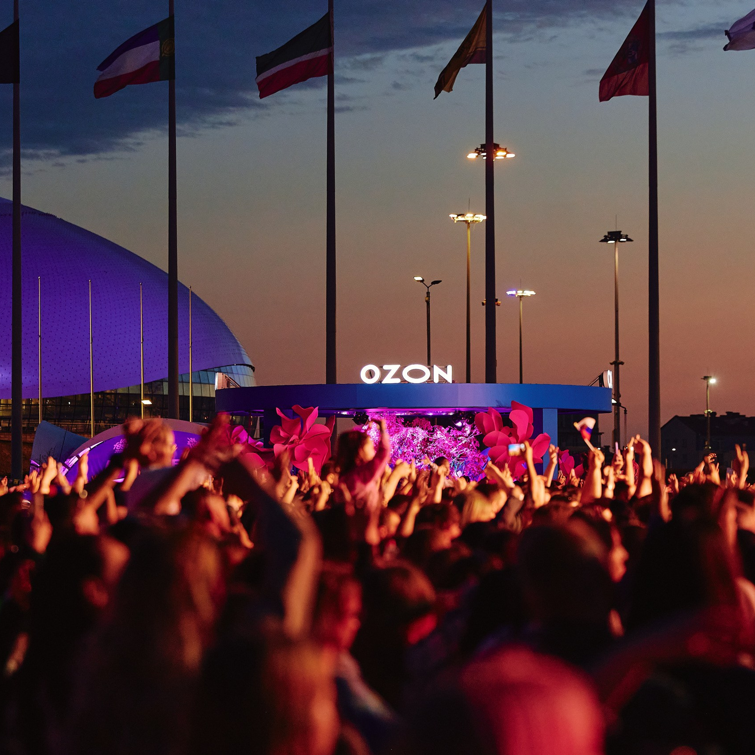 Стенд OZON на VK Fest. Фотограф Григорий Сотников