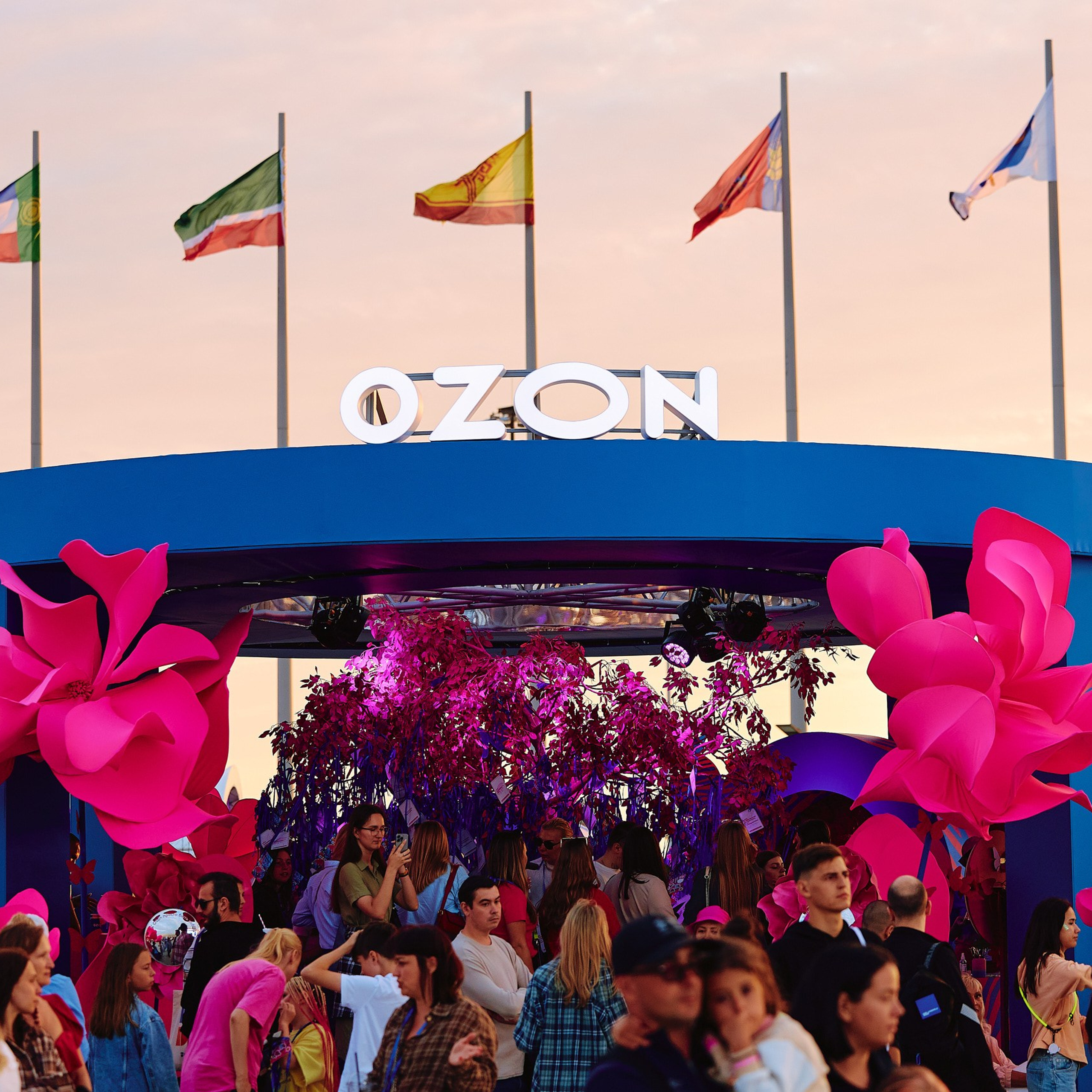 Стенд OZON на VK Fest. Фотограф Григорий Сотников
