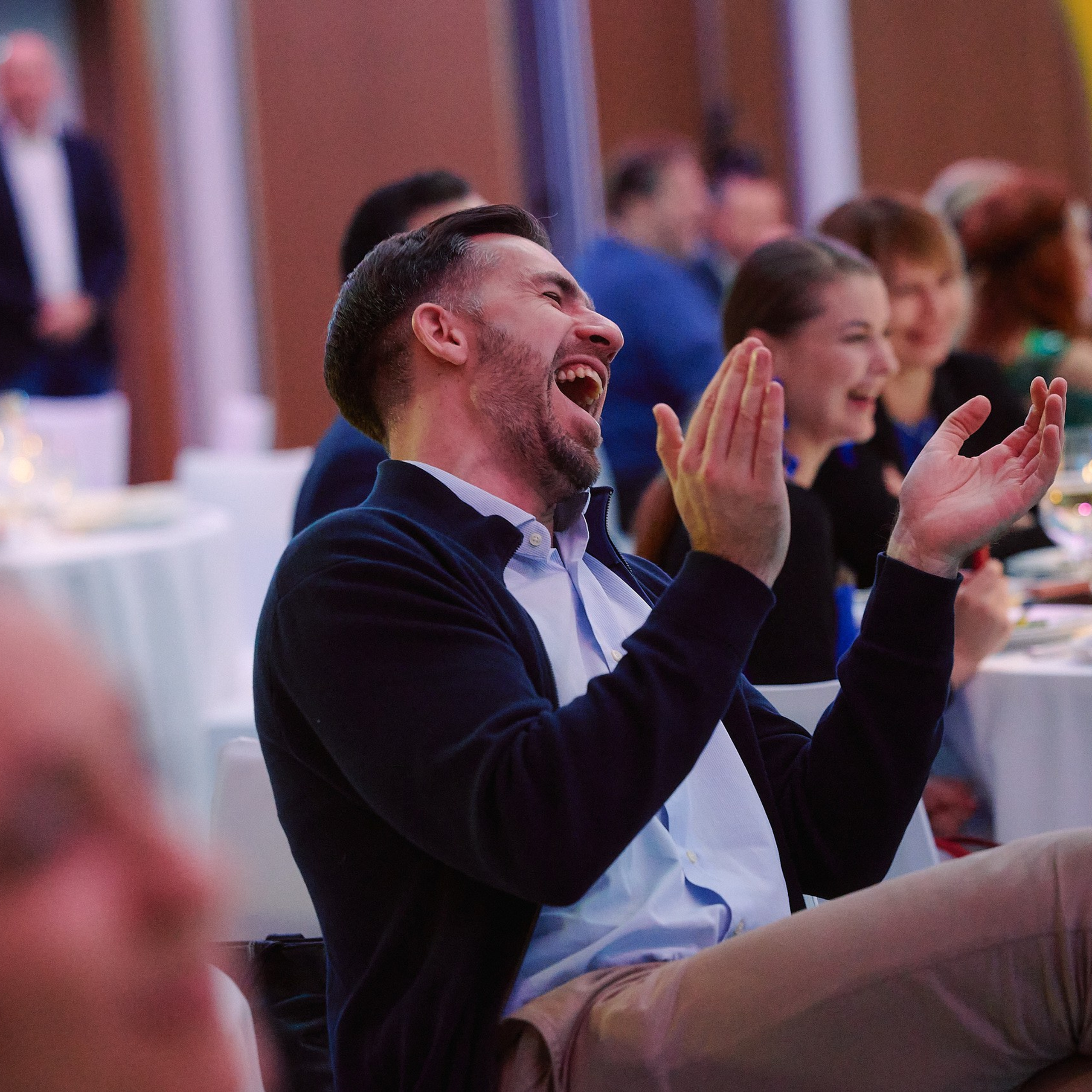 Съезд региональных руководителей компании Philip Morris International. Банкетная часть. Сочи, ноябрь 2024 г. Фотограф Григорий Сотников