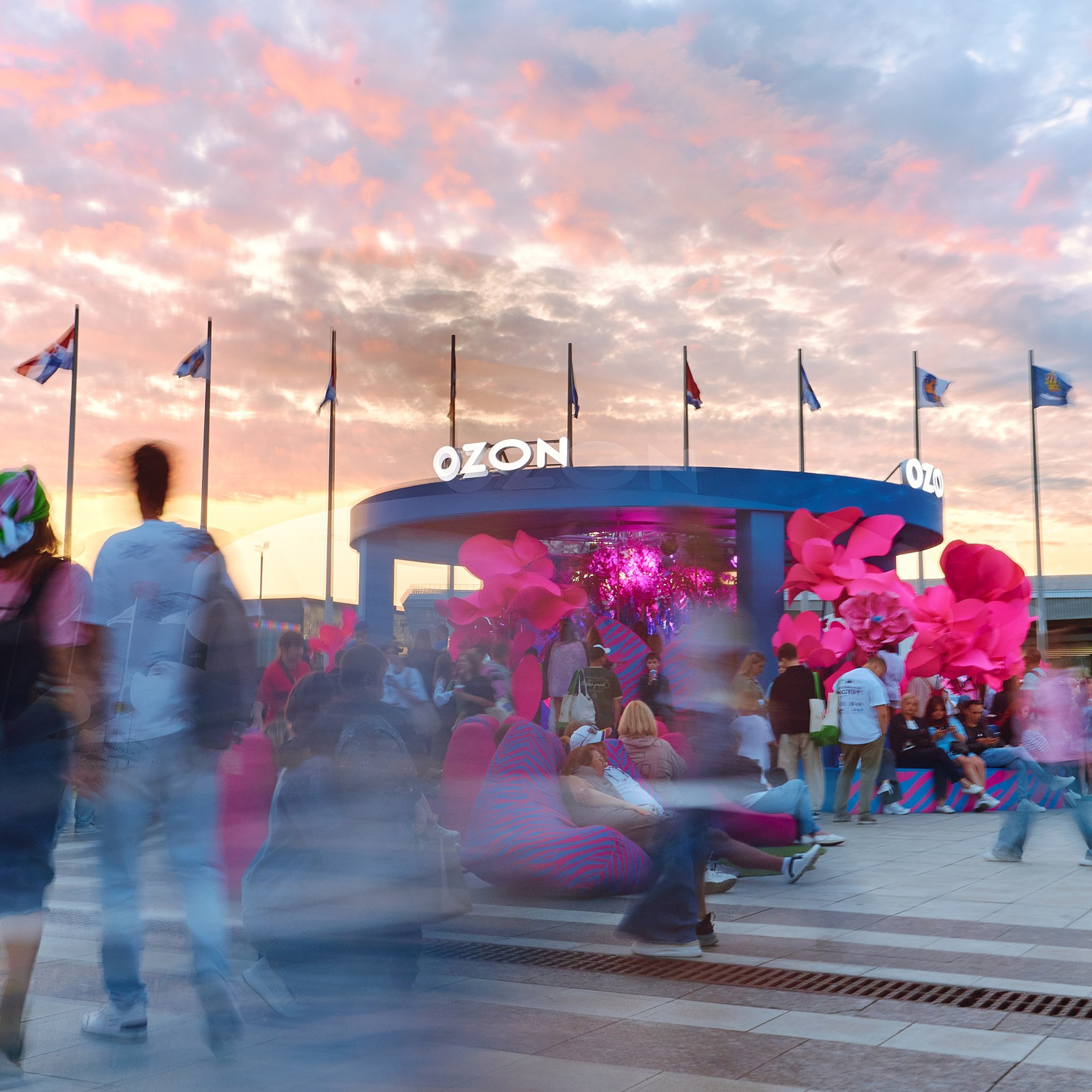 Стенд OZON на VK Fest. Фотограф Григорий Сотников