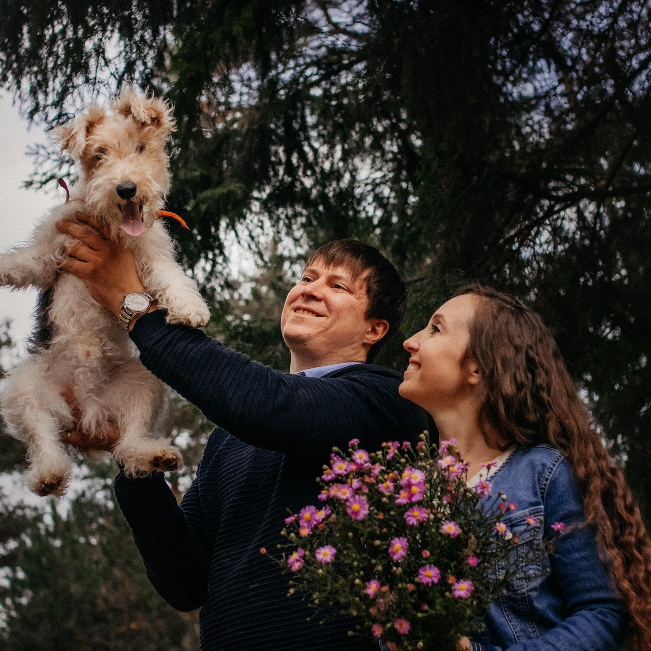 Наталья, Илья и фоксы