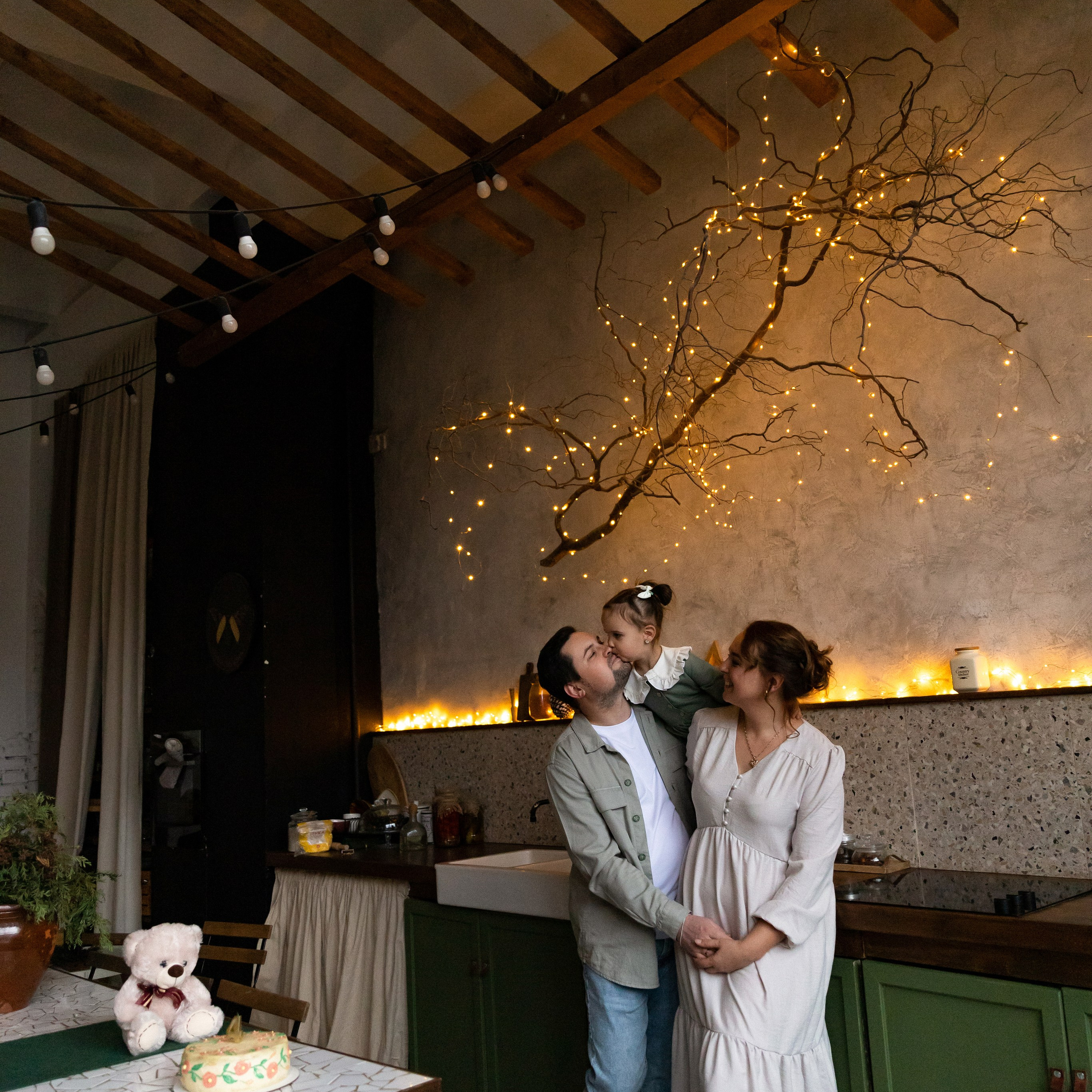 Настя, Сергей и Мира