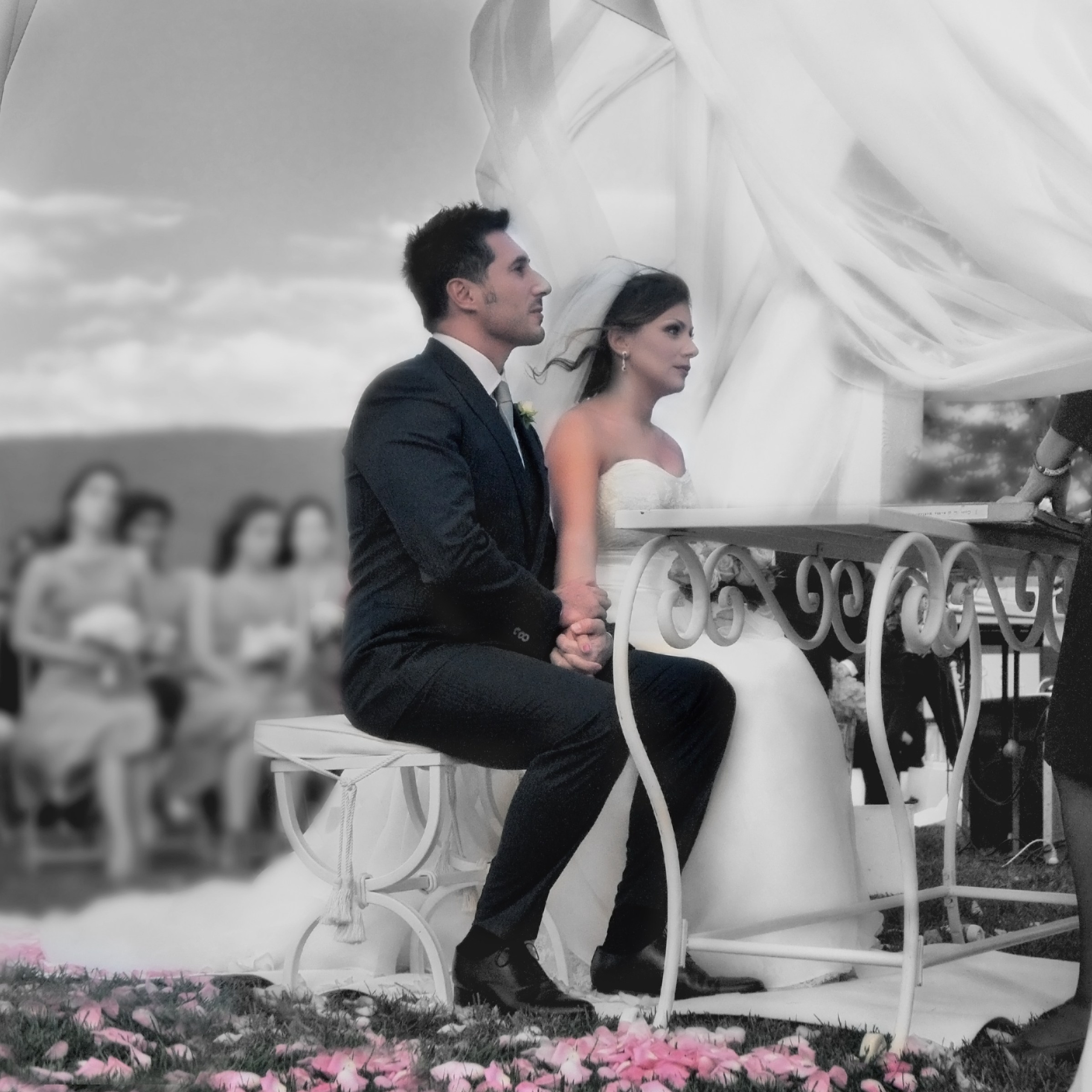 свадебная церемония  в Италии