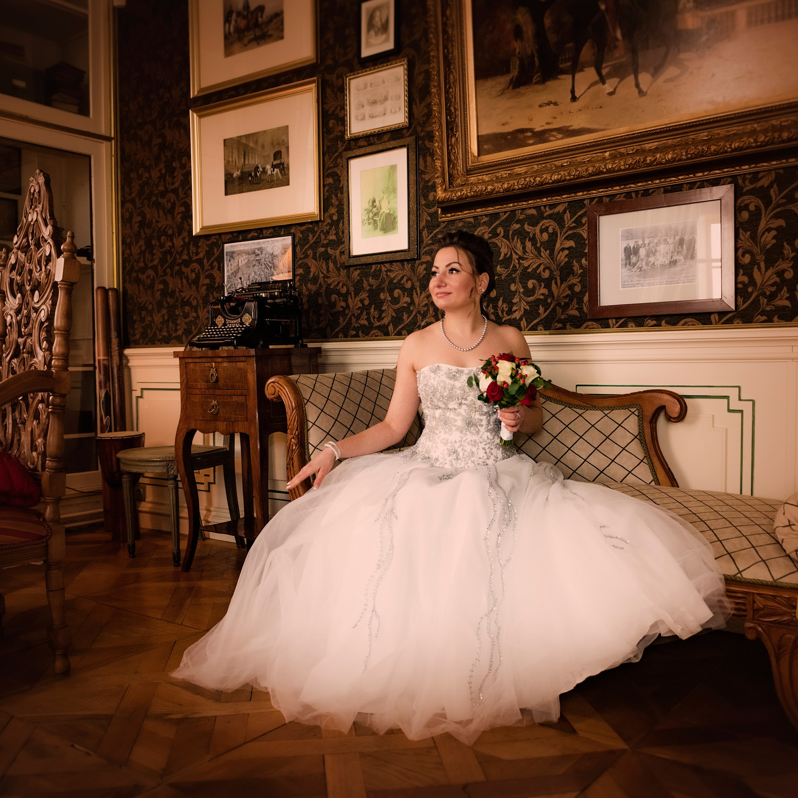 фотосессия невесты в Праге