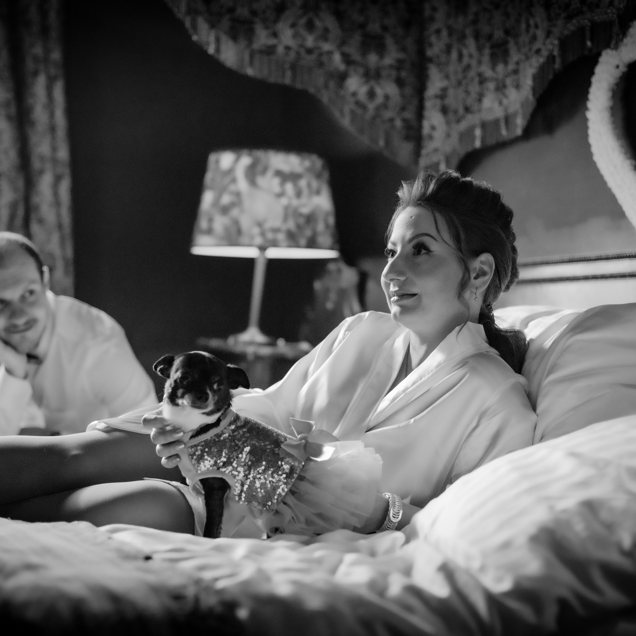 свадебный номер  невесты на свадьбе в замке Праги