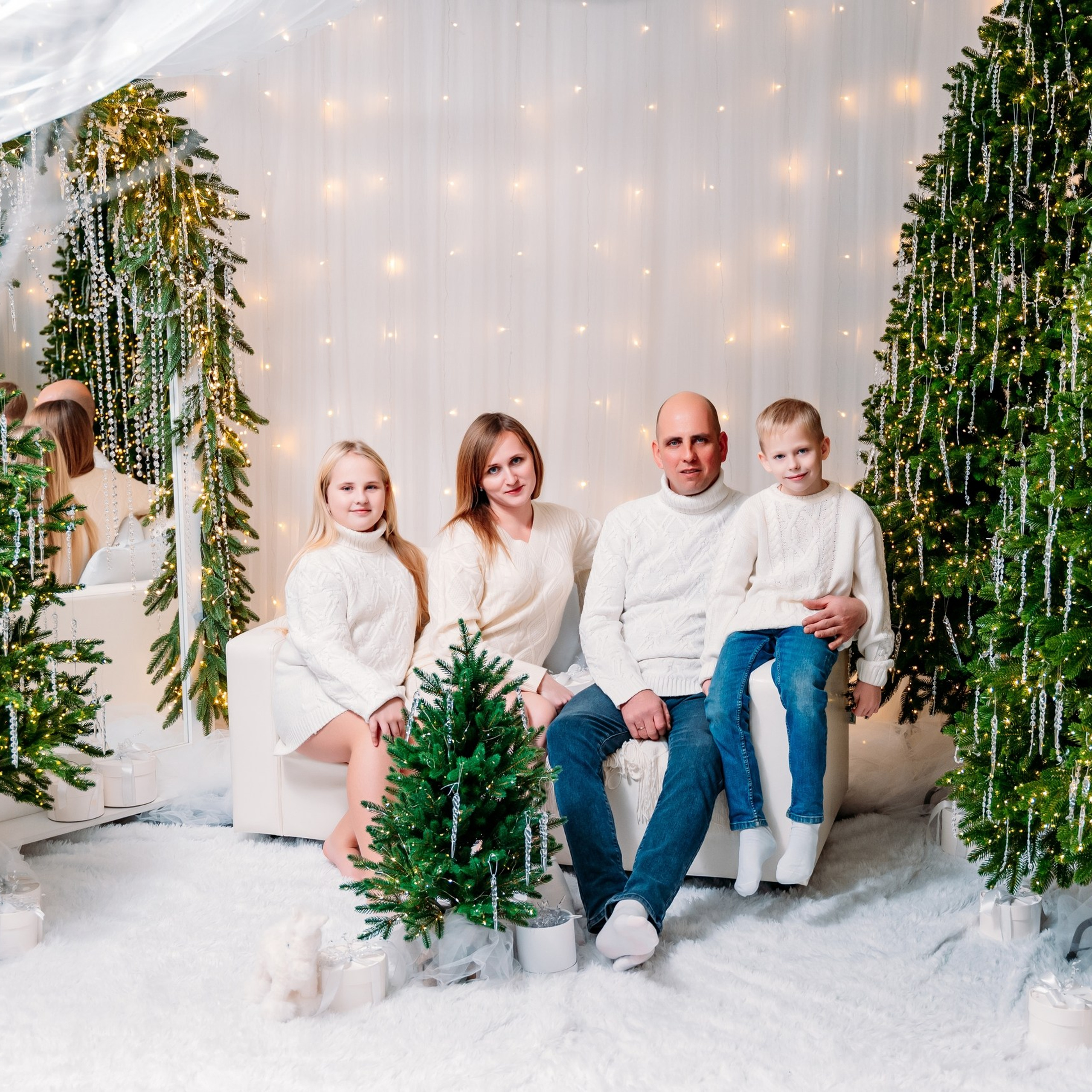 Новогодняя семейная фотосессия
