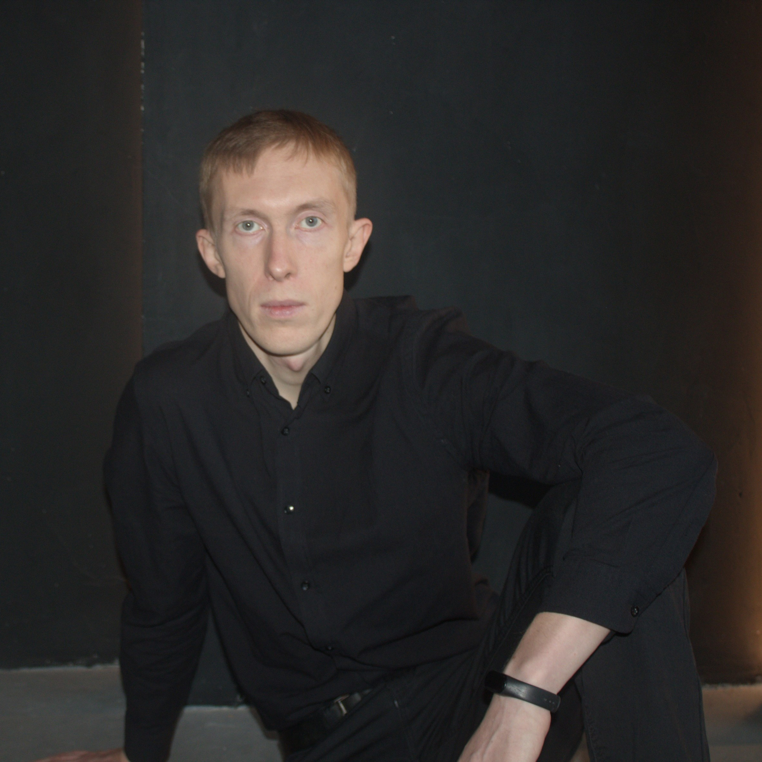 Студийная съёмка, мужской портрет