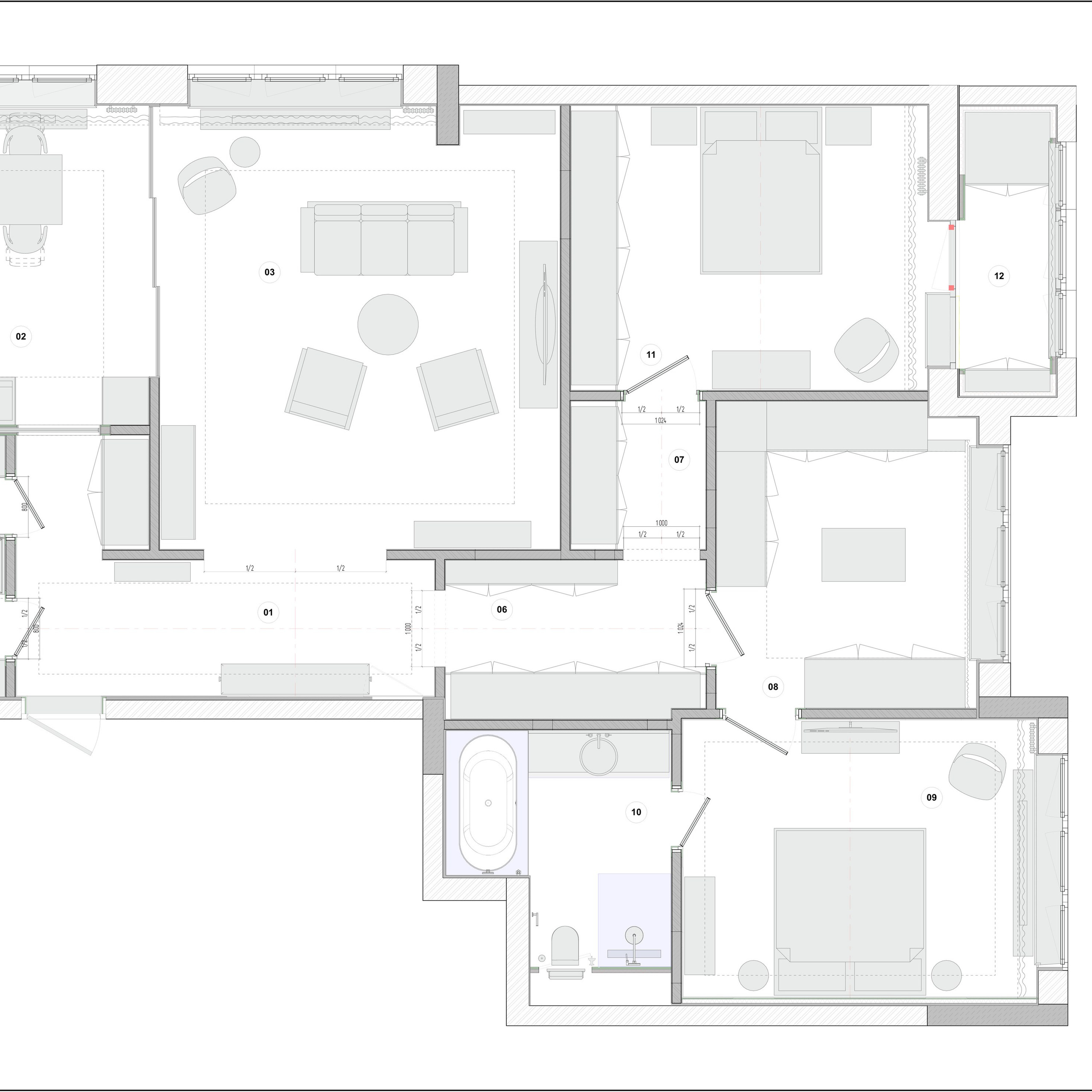 Квартира 138 кв.м в&nbsp;Ж.К. «Redside»