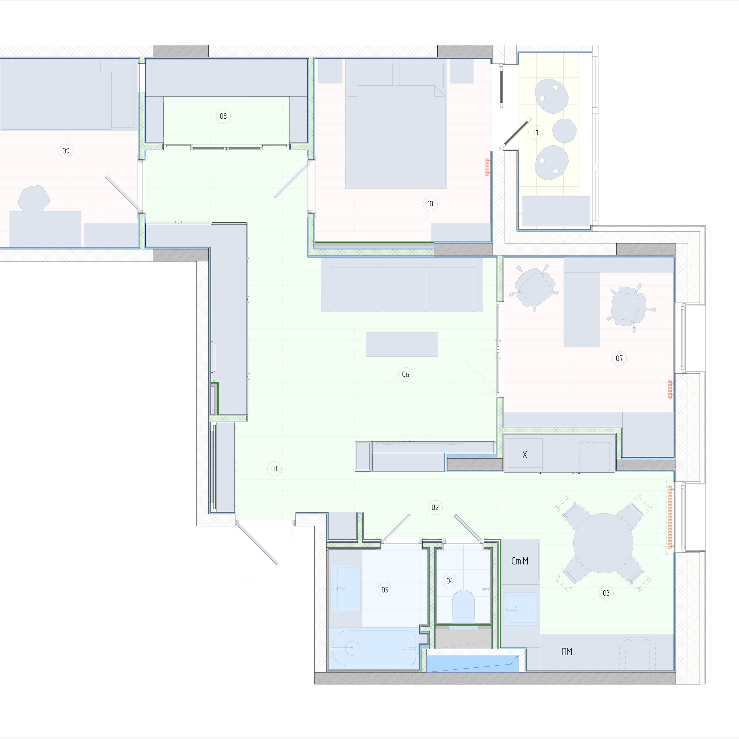 Квартира 63 кв.м на&nbsp;Проспекте Вернадского