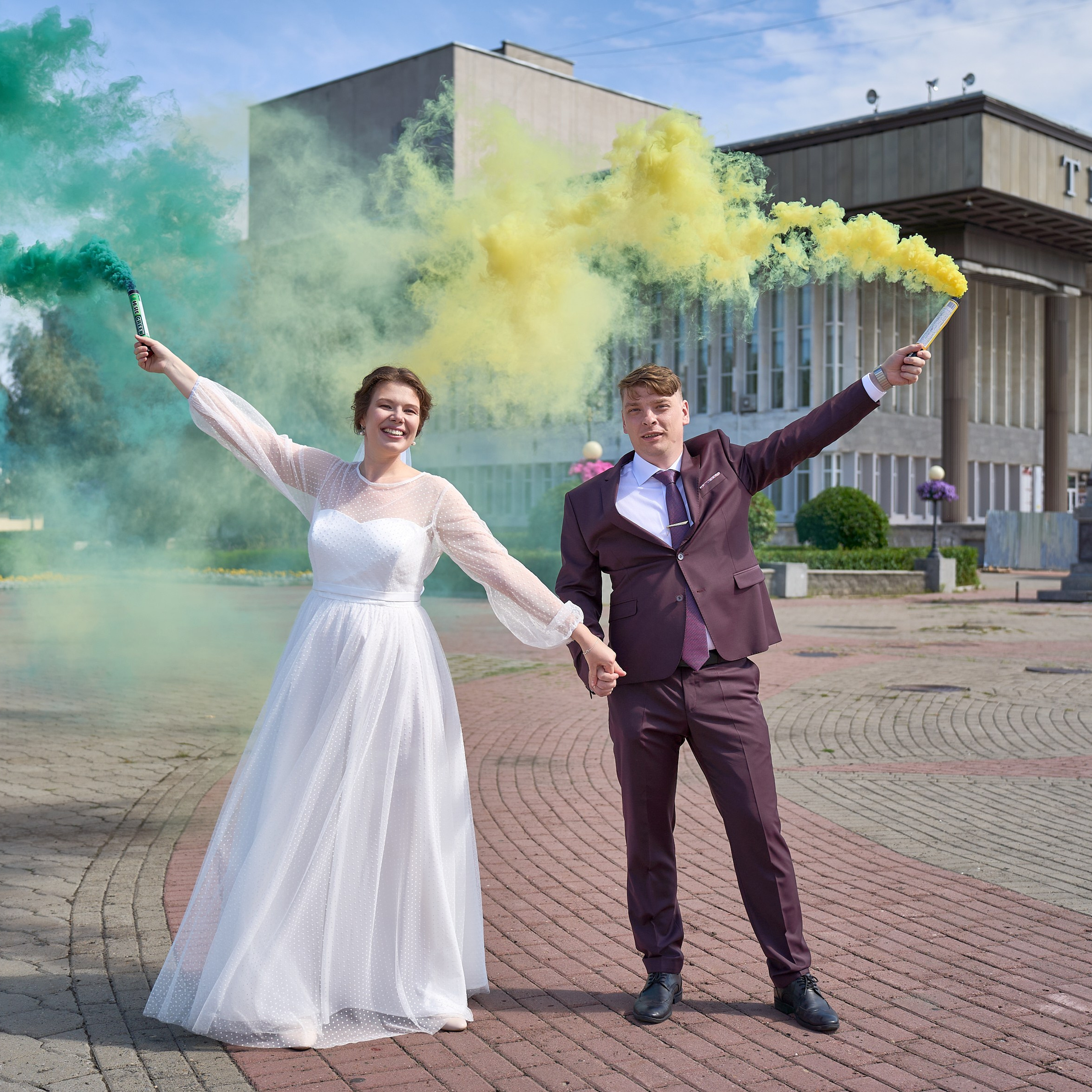 Прогулка после ЗАГСа