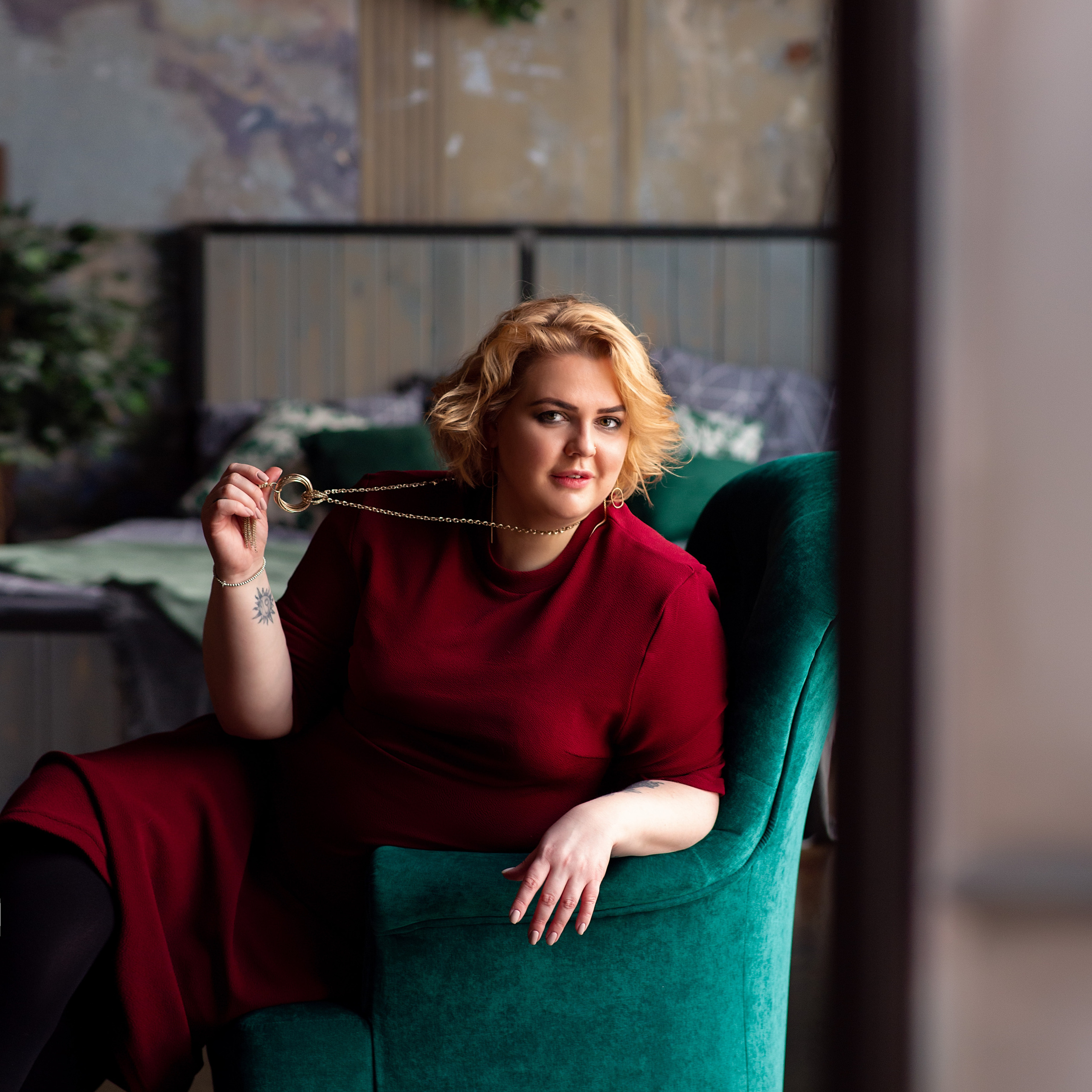 Съёмка девушки Plus size. Фотограф в Санкт- Петербурге Мария Золотарь