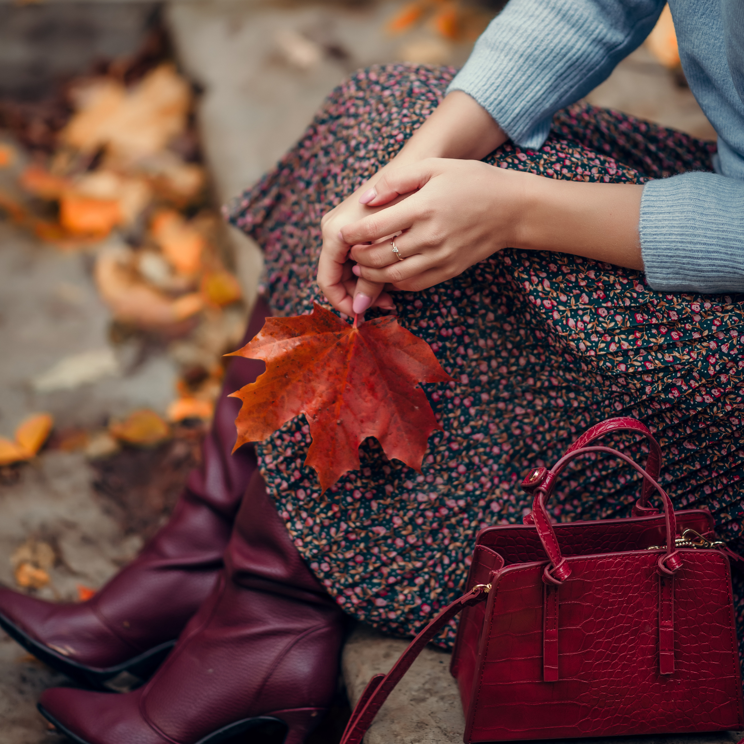 Мария, Лопухинский сад/ осень