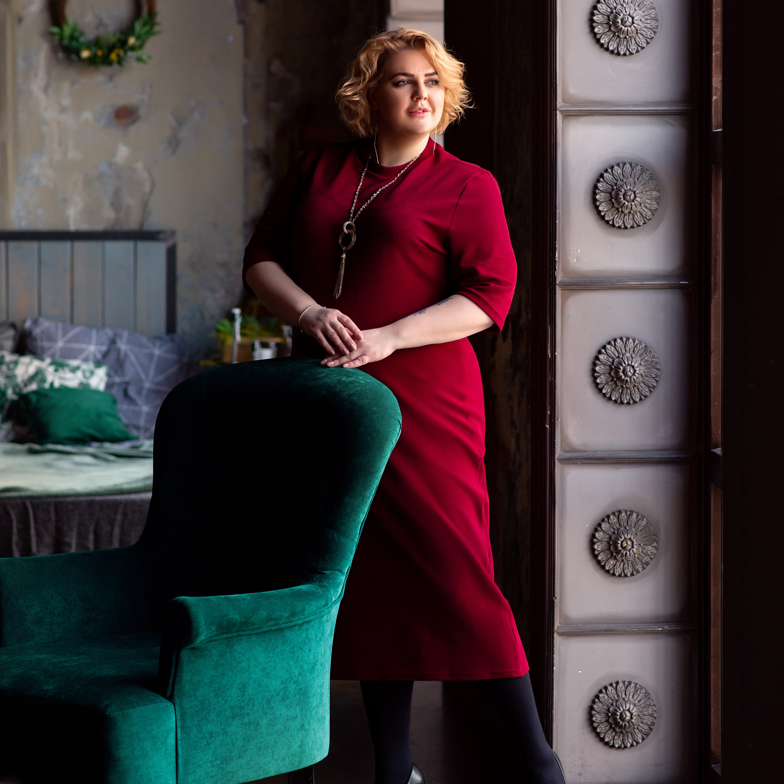 Съёмка девушки Plus size. Фотограф в Санкт- Петербурге Мария Золотарь