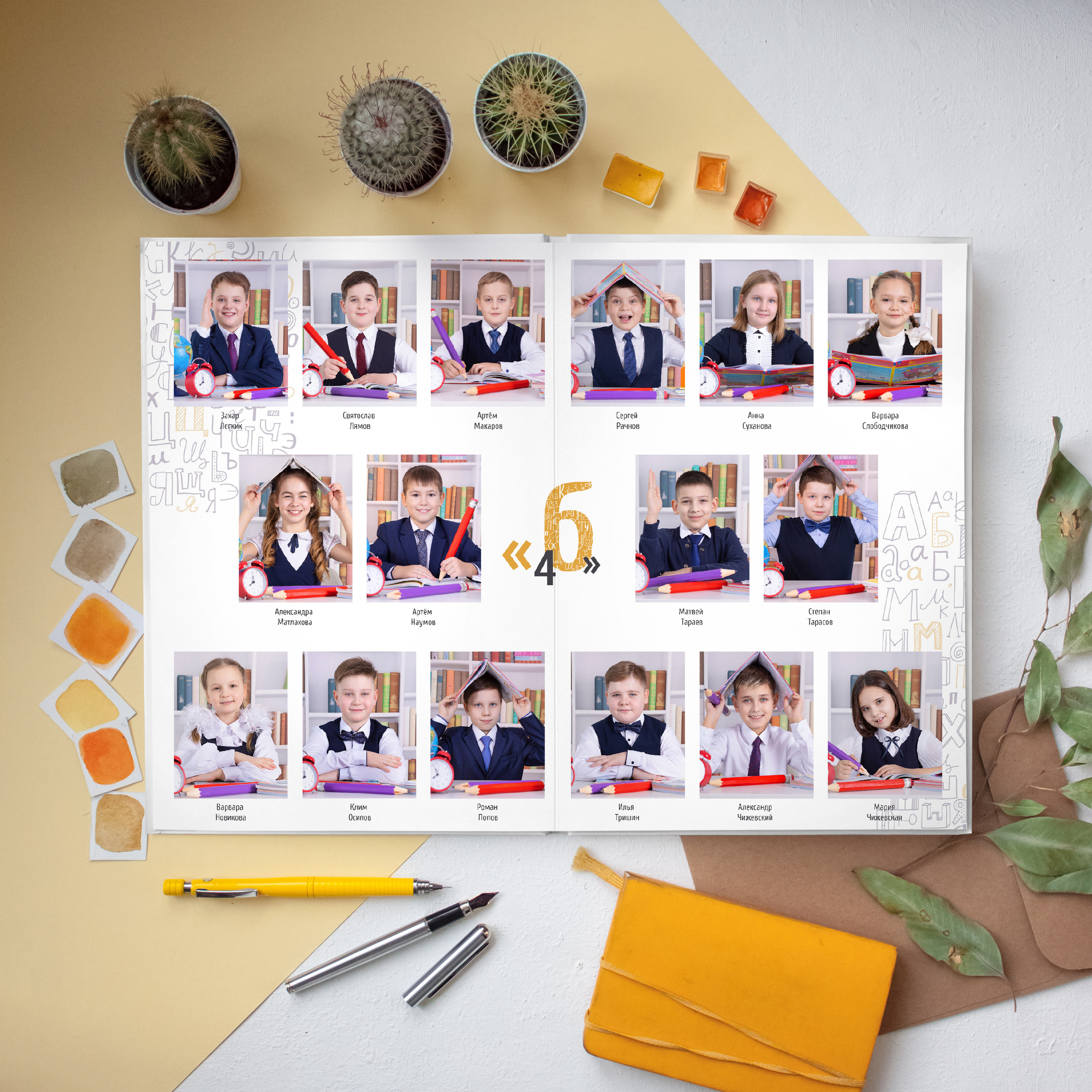 ШК АЛЬБОМ 8 разворотов. Выпускные альбомы для школ и детских садов