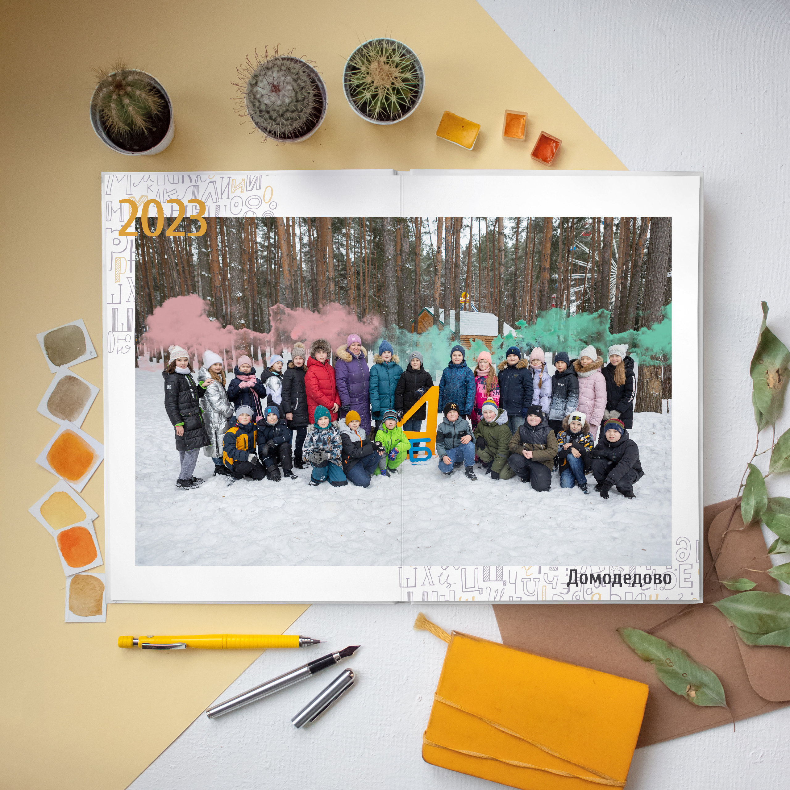 ШК АЛЬБОМ 8 разворотов. Выпускные альбомы для школ и детских садов