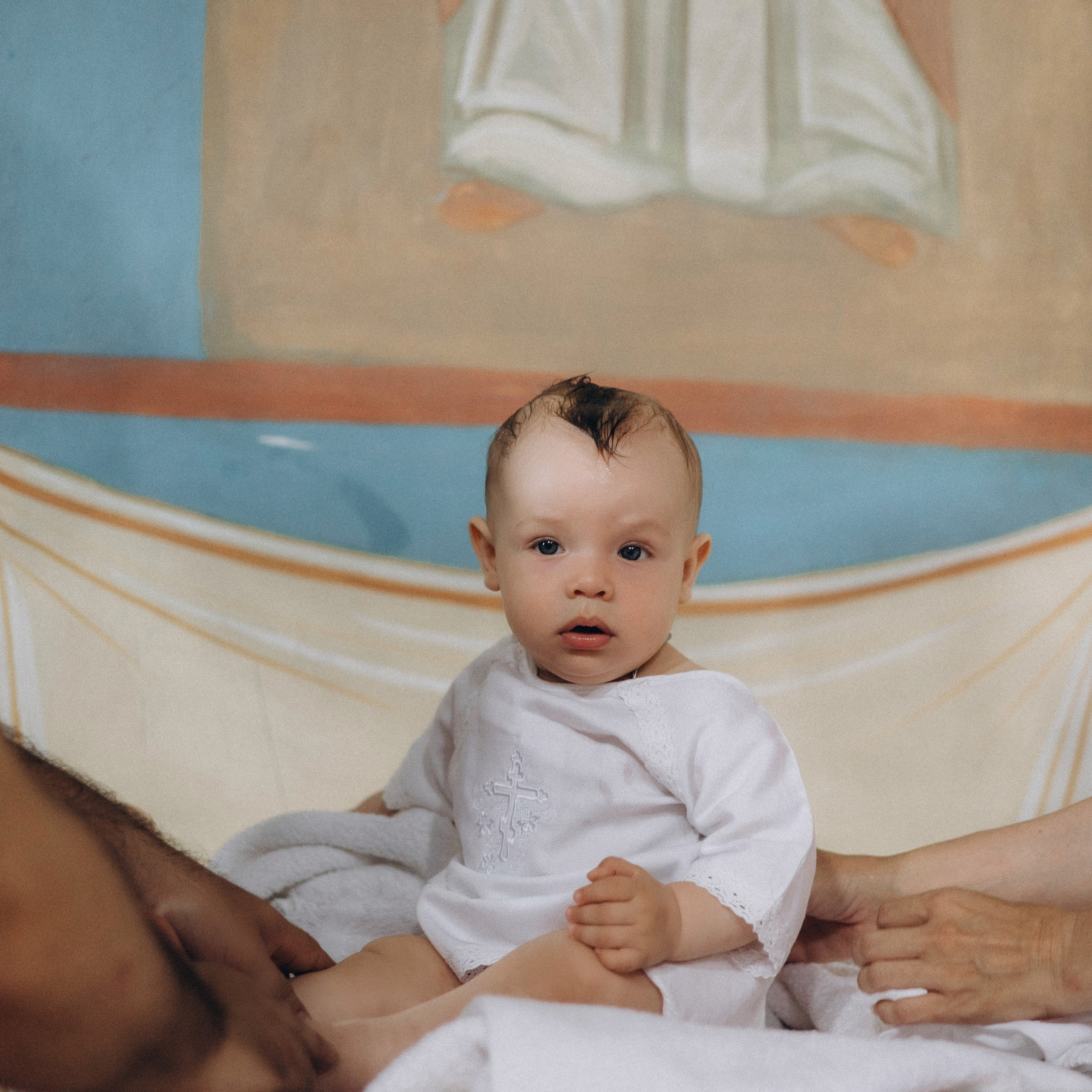 Крещение Сашеньки. Женский семейный фотограф Барнаул Евгения Власова