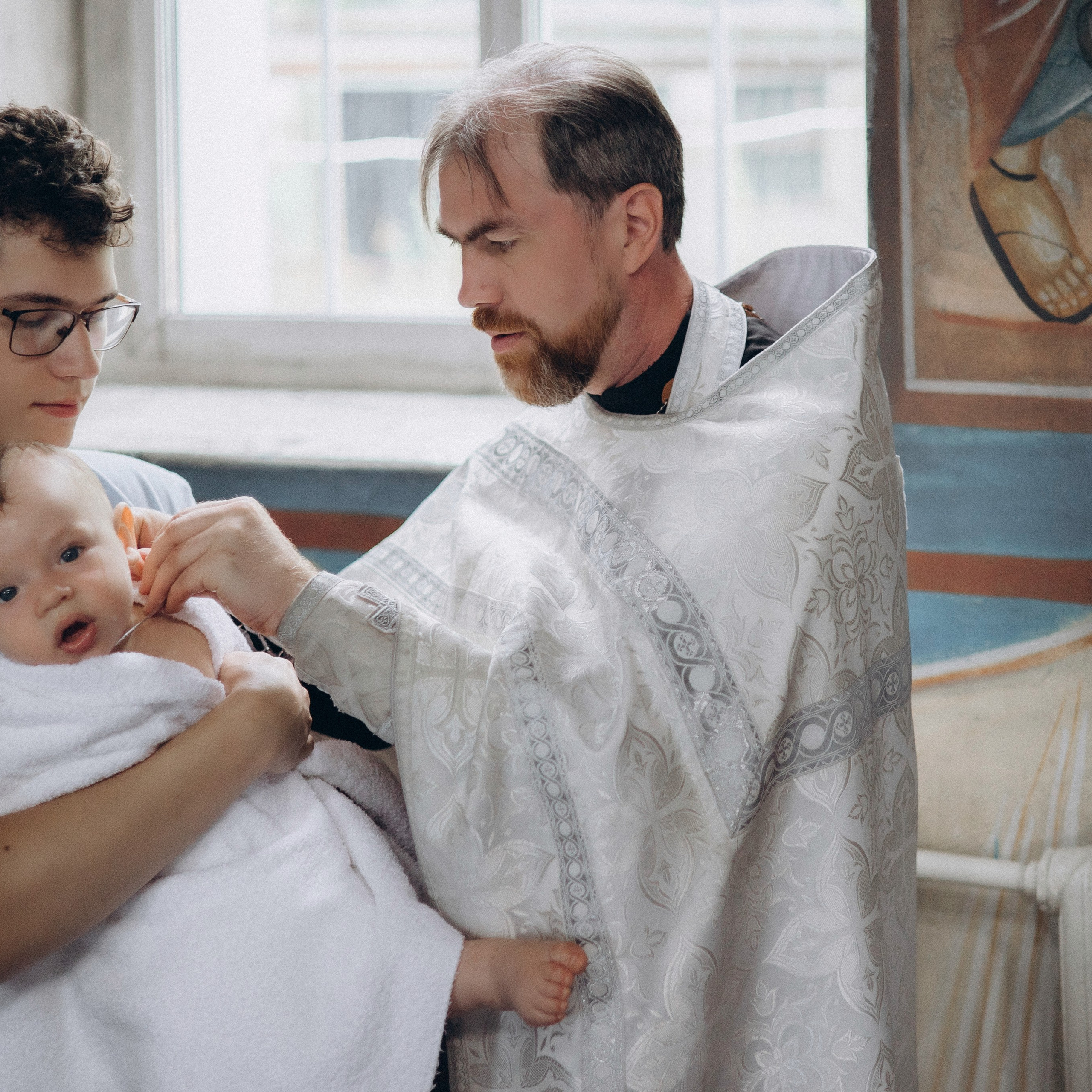 Крещение Сашеньки. Женский семейный фотограф Барнаул Евгения Власова