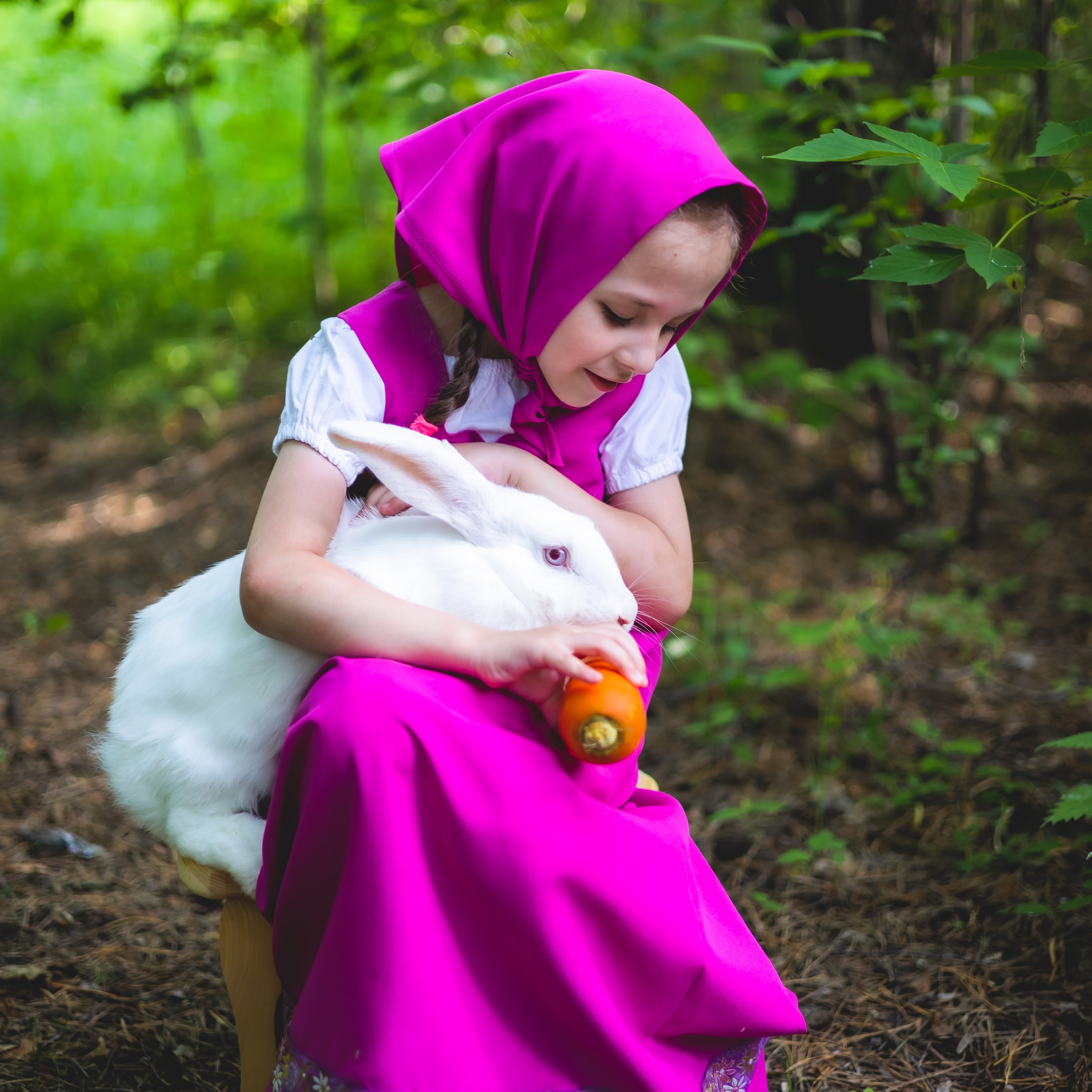 Детский фотопроект «Маша и Медведь»
