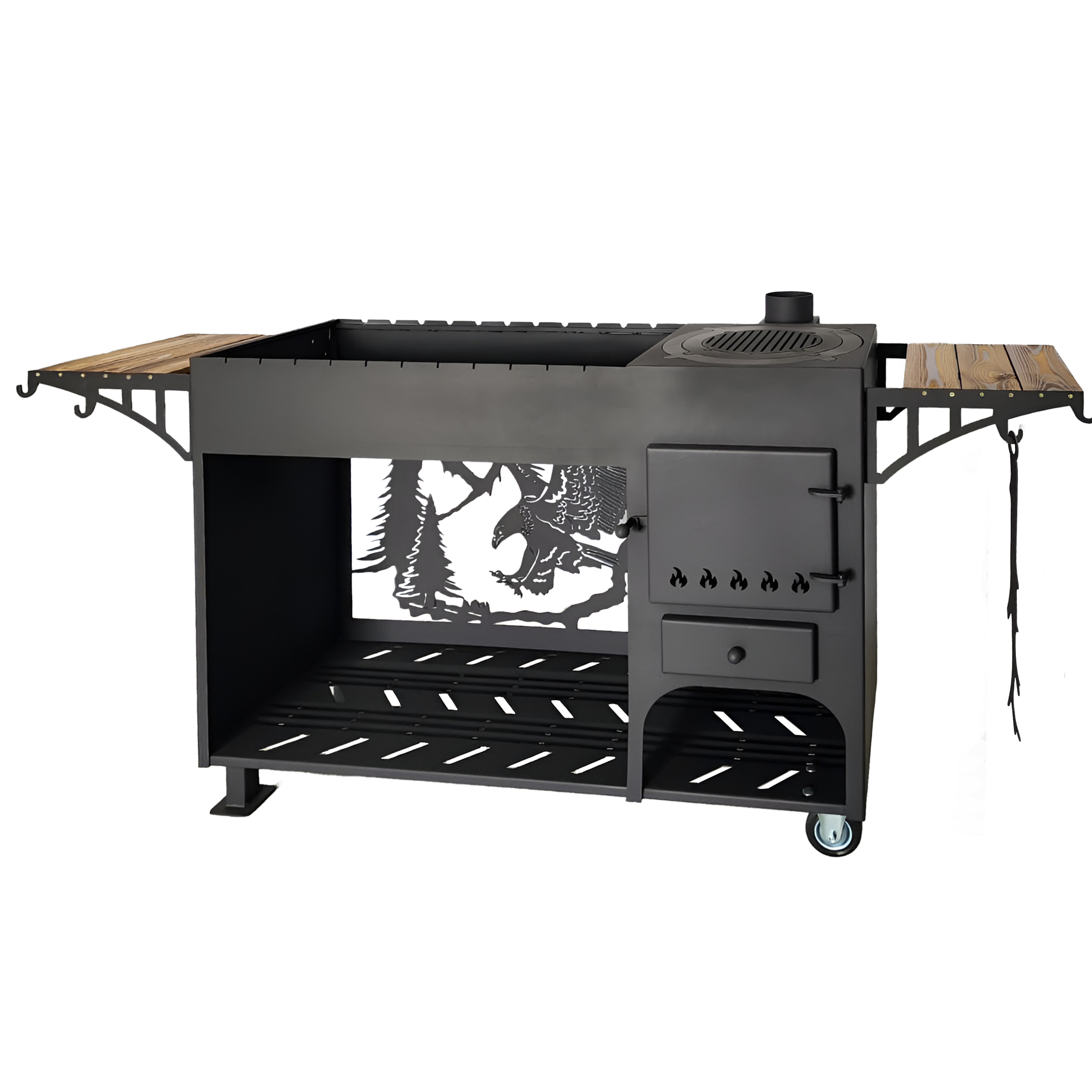 «Виктория» мангал с&nbsp;печью под казан