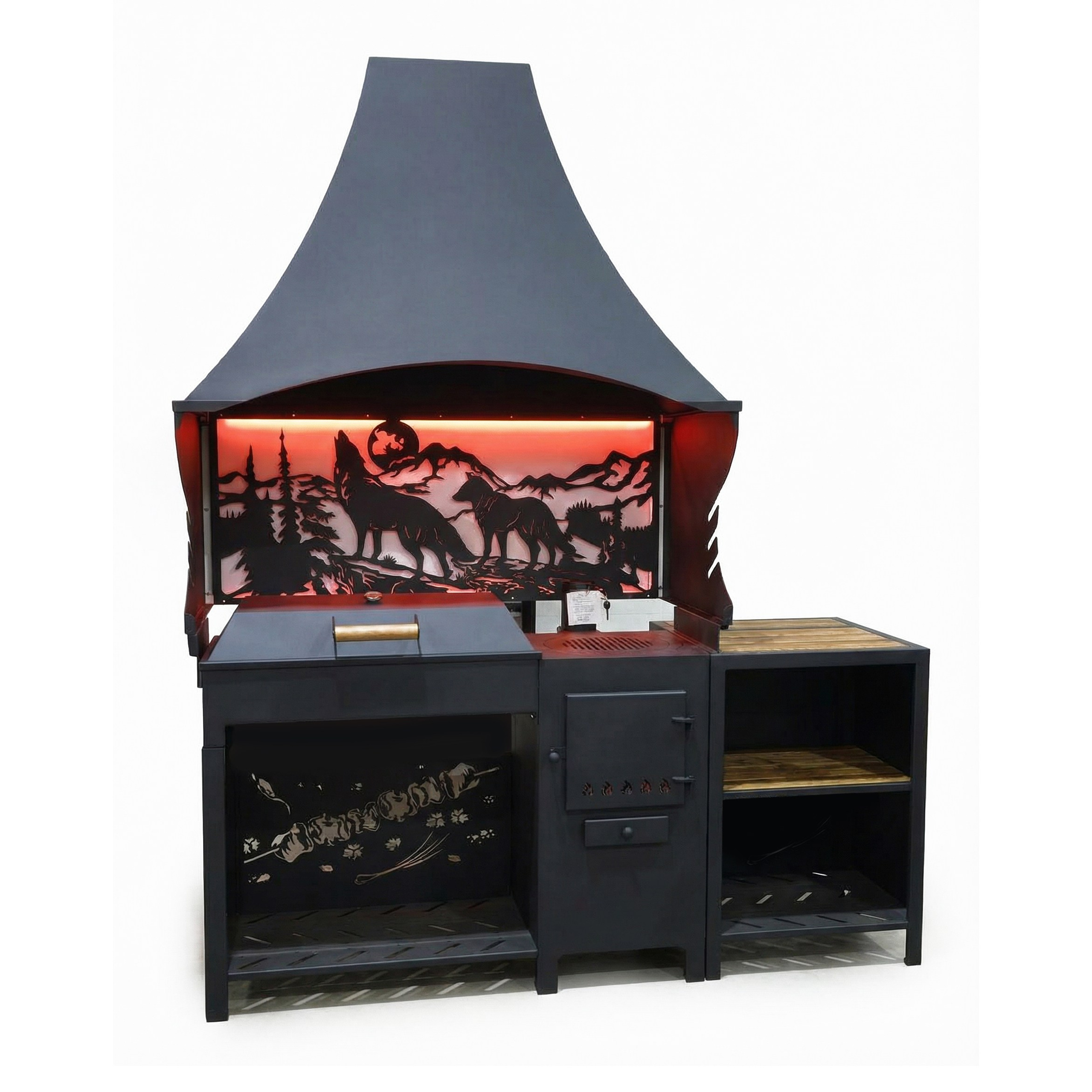 «ДЖЕТА» с&nbsp;расширенным вытяжным зонтом и&nbsp;светодиодной подсветкой