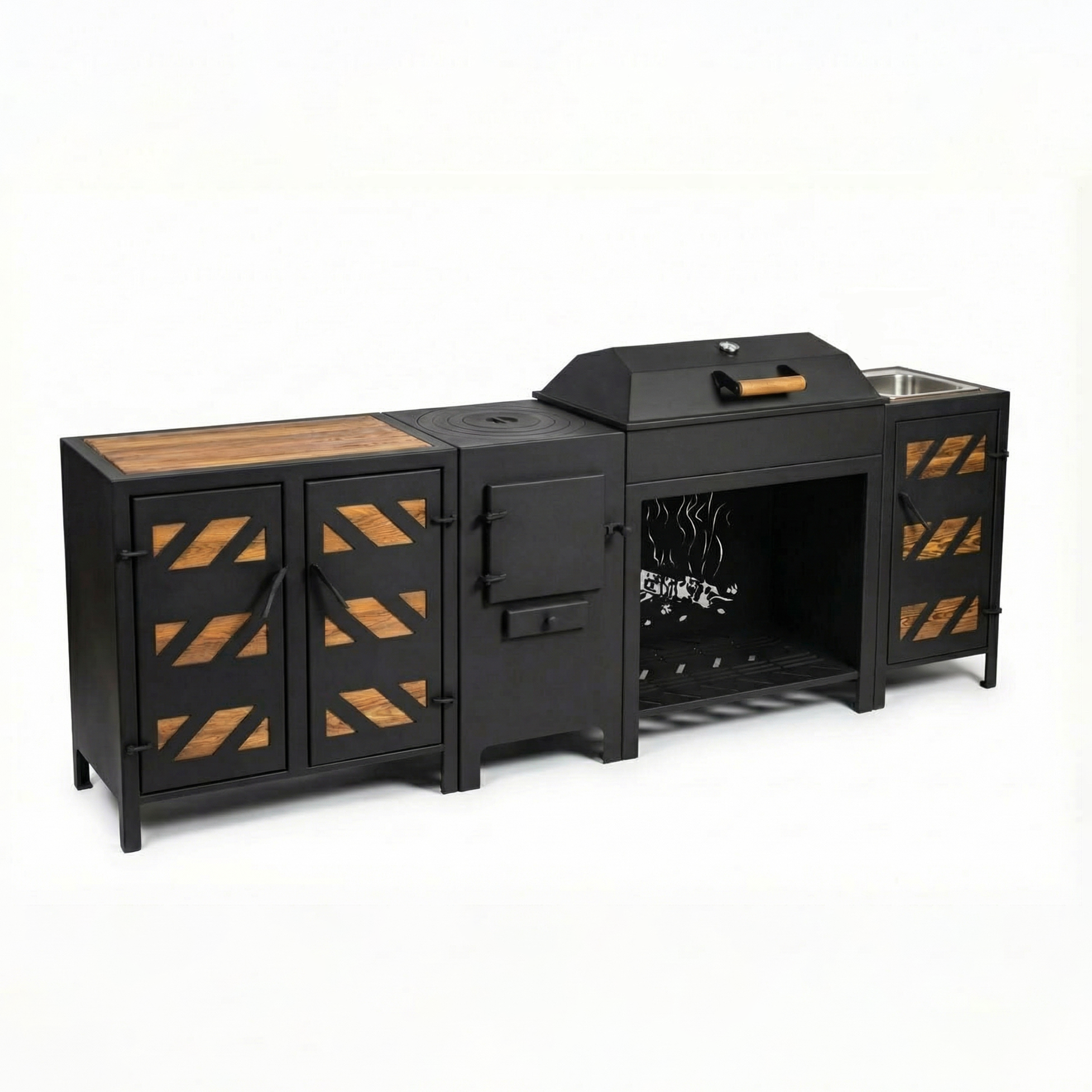 «Джета» мангальная зона с&nbsp;мойкой