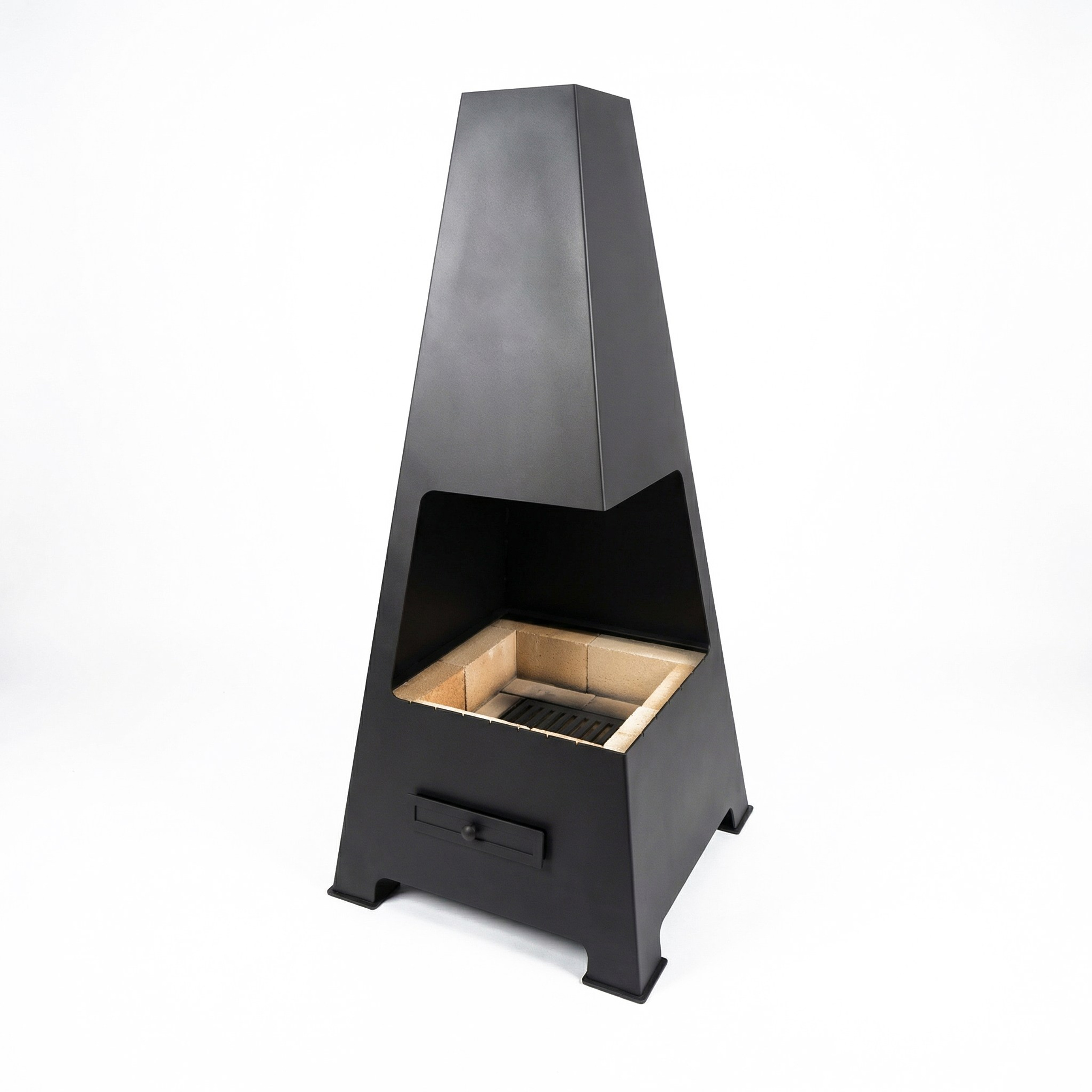 Уличный камин-мангал