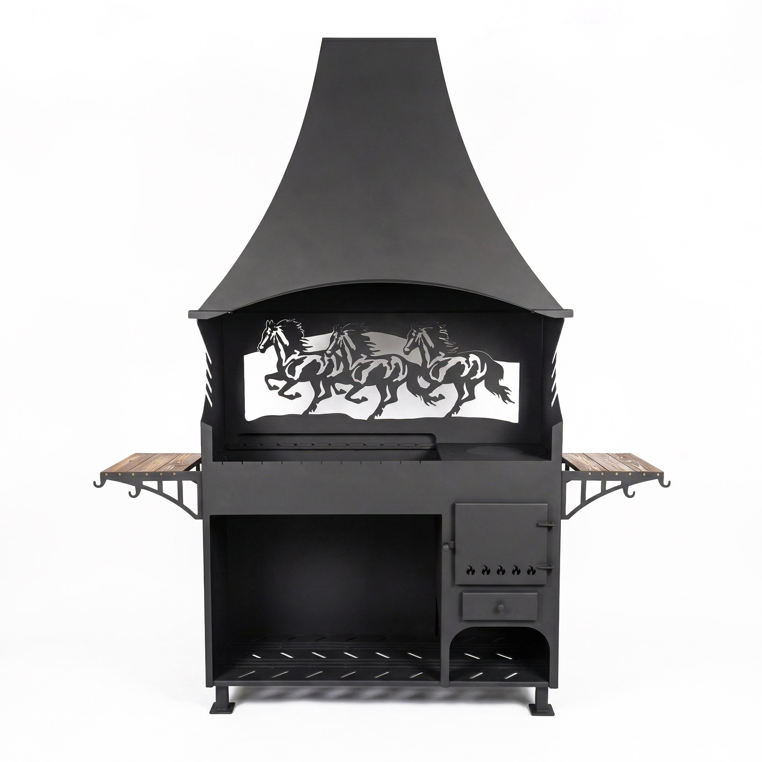 «Виктория» мангал с&nbsp;вытяжным зонтом