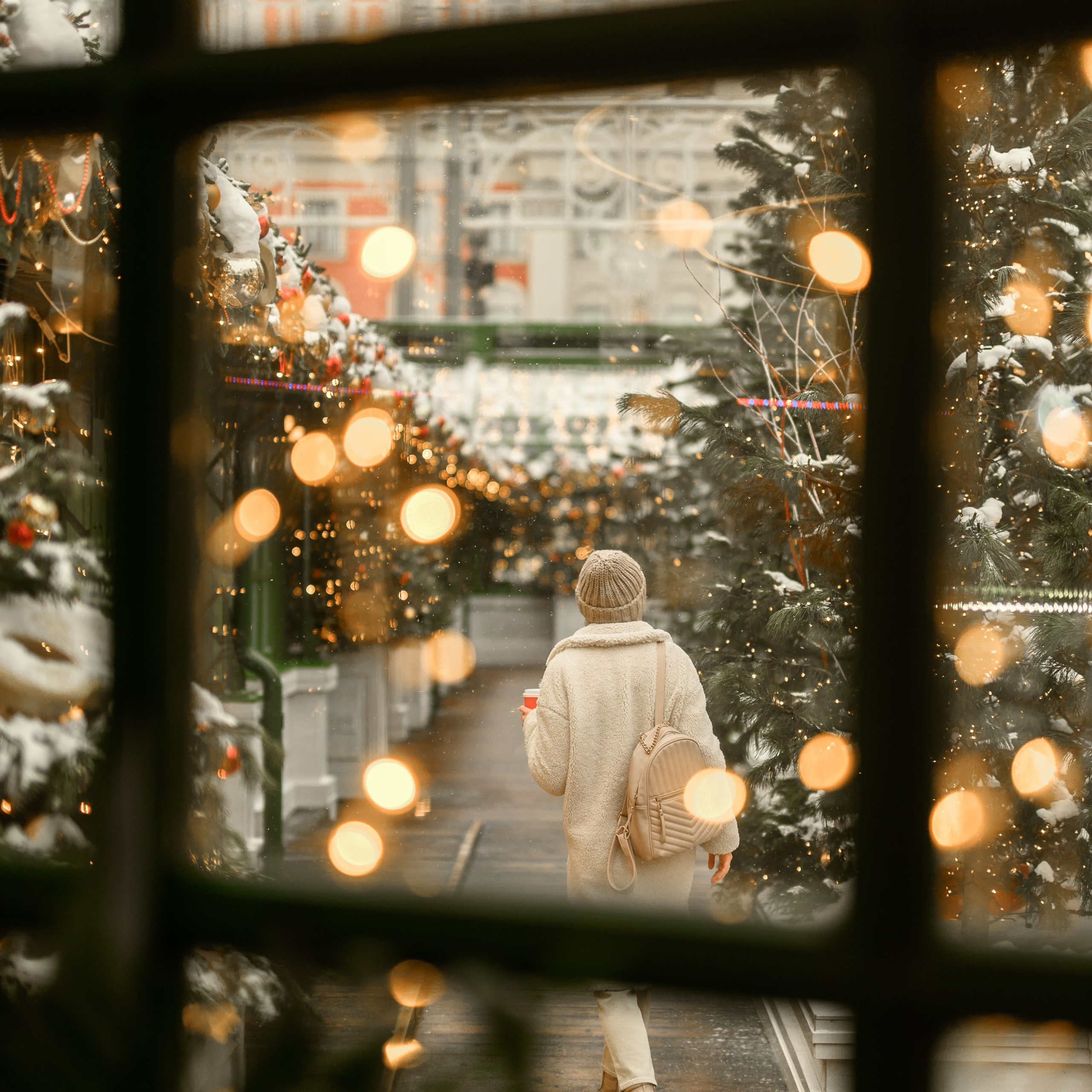 Новогодняя фотосессия на Тверской площади