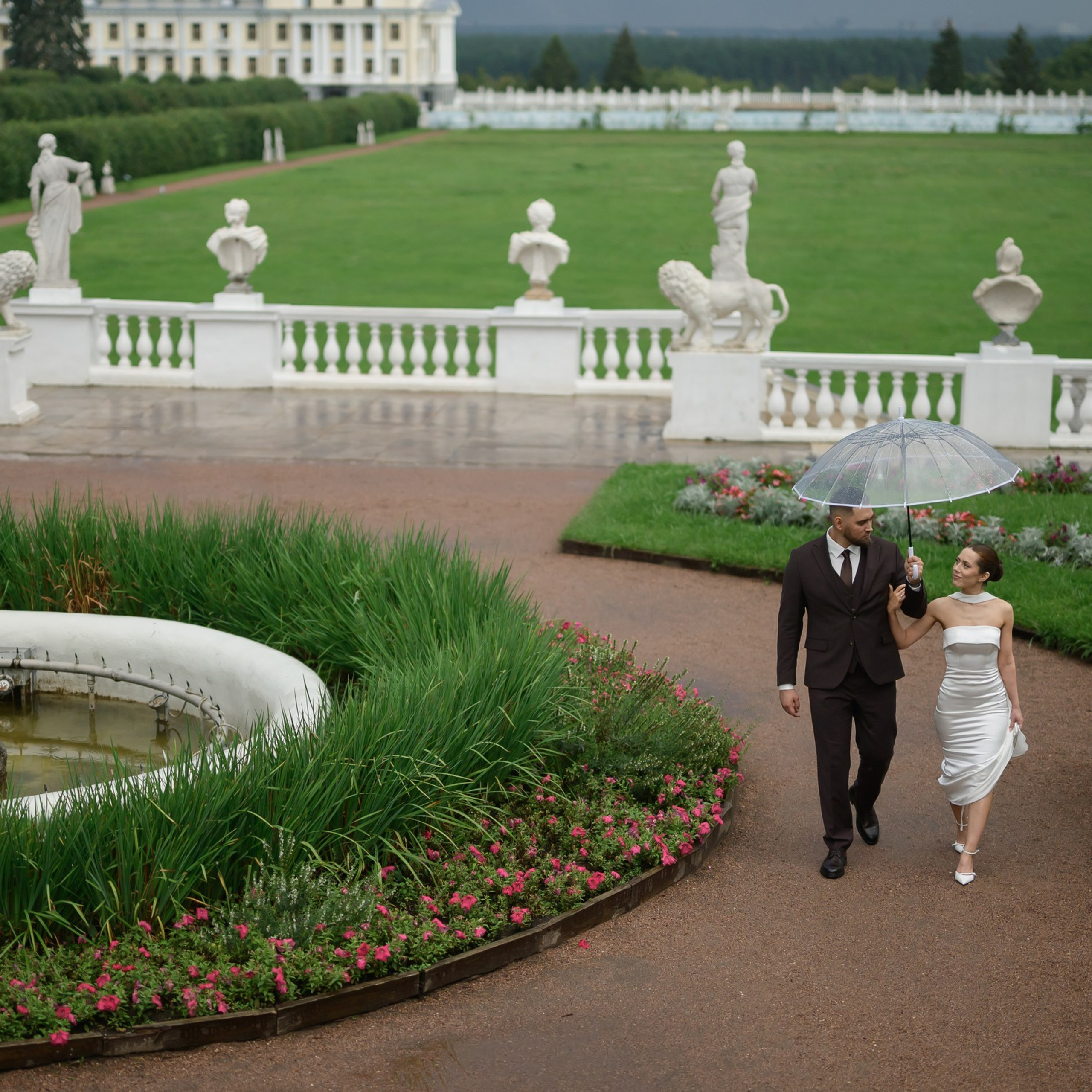 Свадьба для двоих Ксении и Даниила. Регистрация брака в ЗАГСе Крокус сити холла, прогулка в усадьбе Архангельское