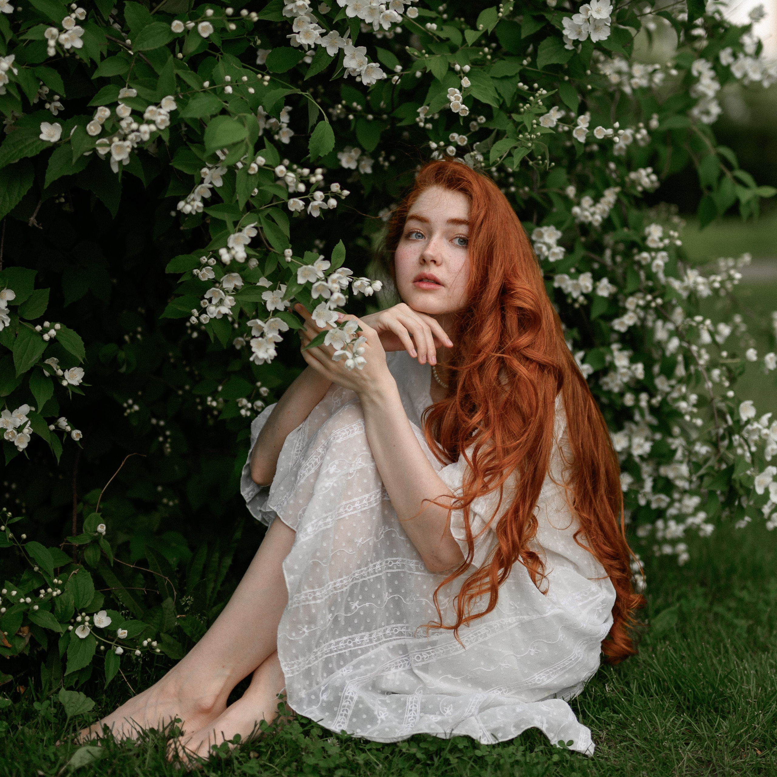 Съёмка в&nbsp;белом цветении в&nbsp;Сиреневом саду