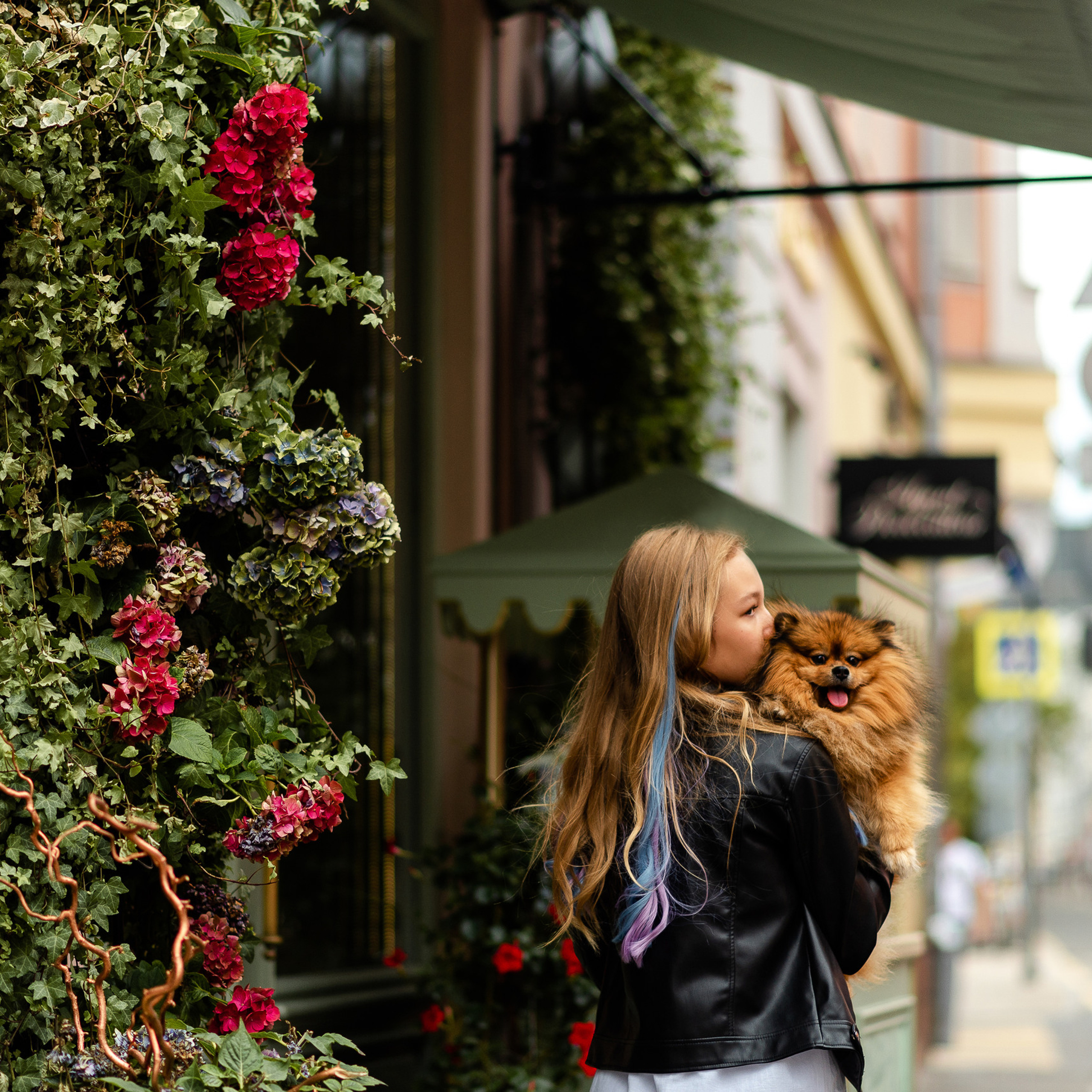 Патриаршие пруды, фотосессия со шпицем Гарри