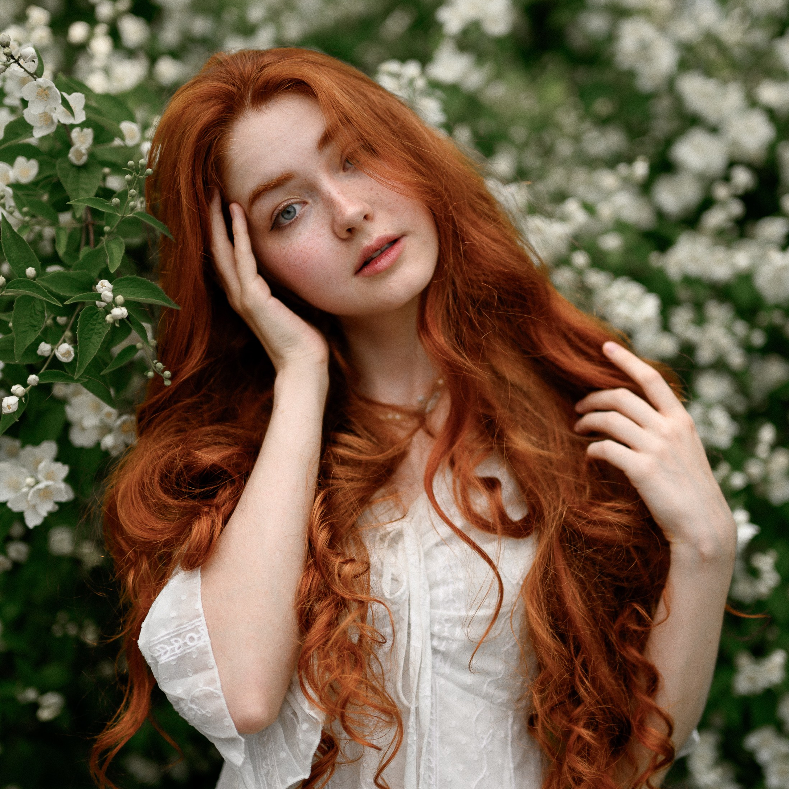 Съёмка в&nbsp;белом цветении в&nbsp;Сиреневом саду