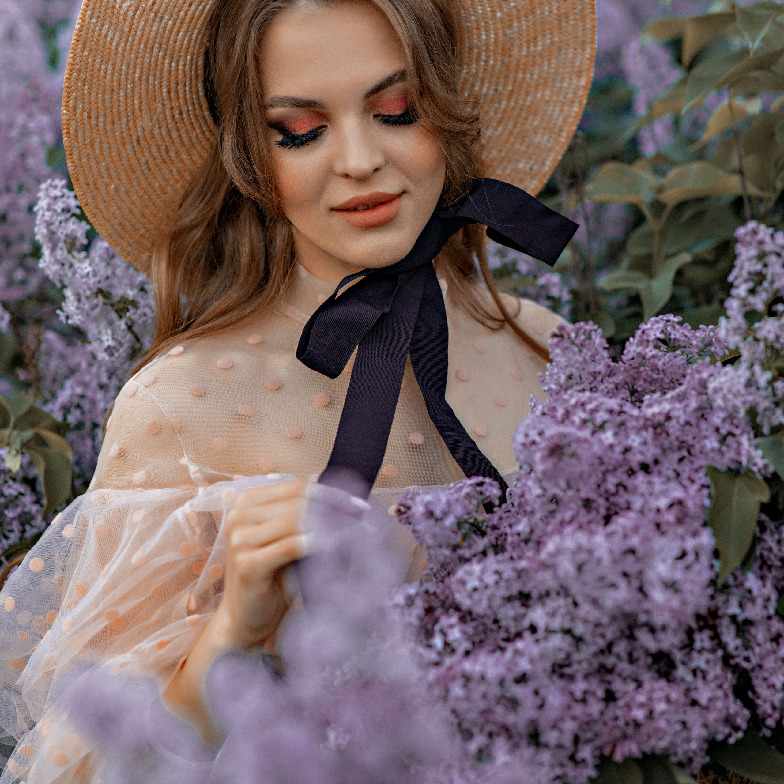 В цветении