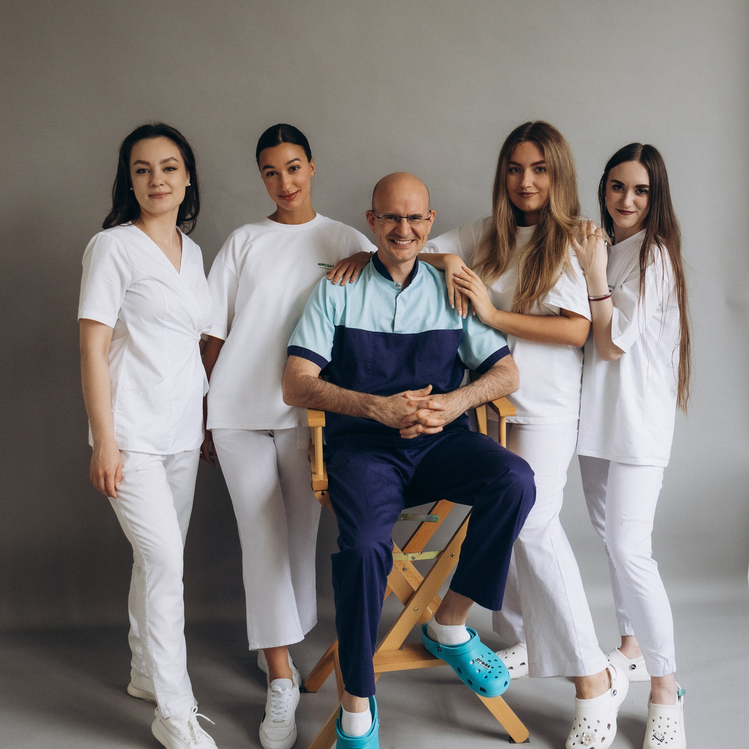 Фотосессия стоматологов в студии