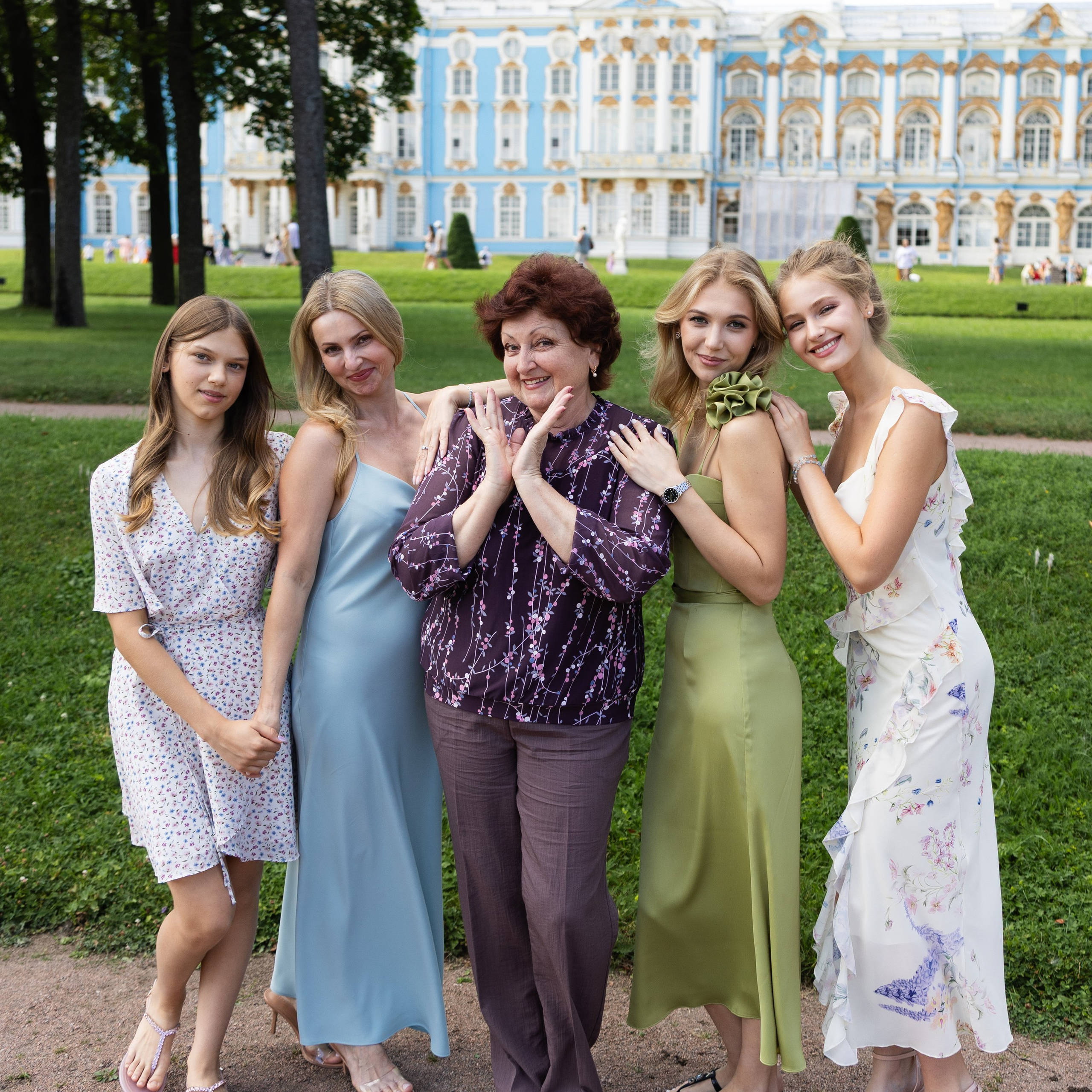 Большая семейная фотосессия