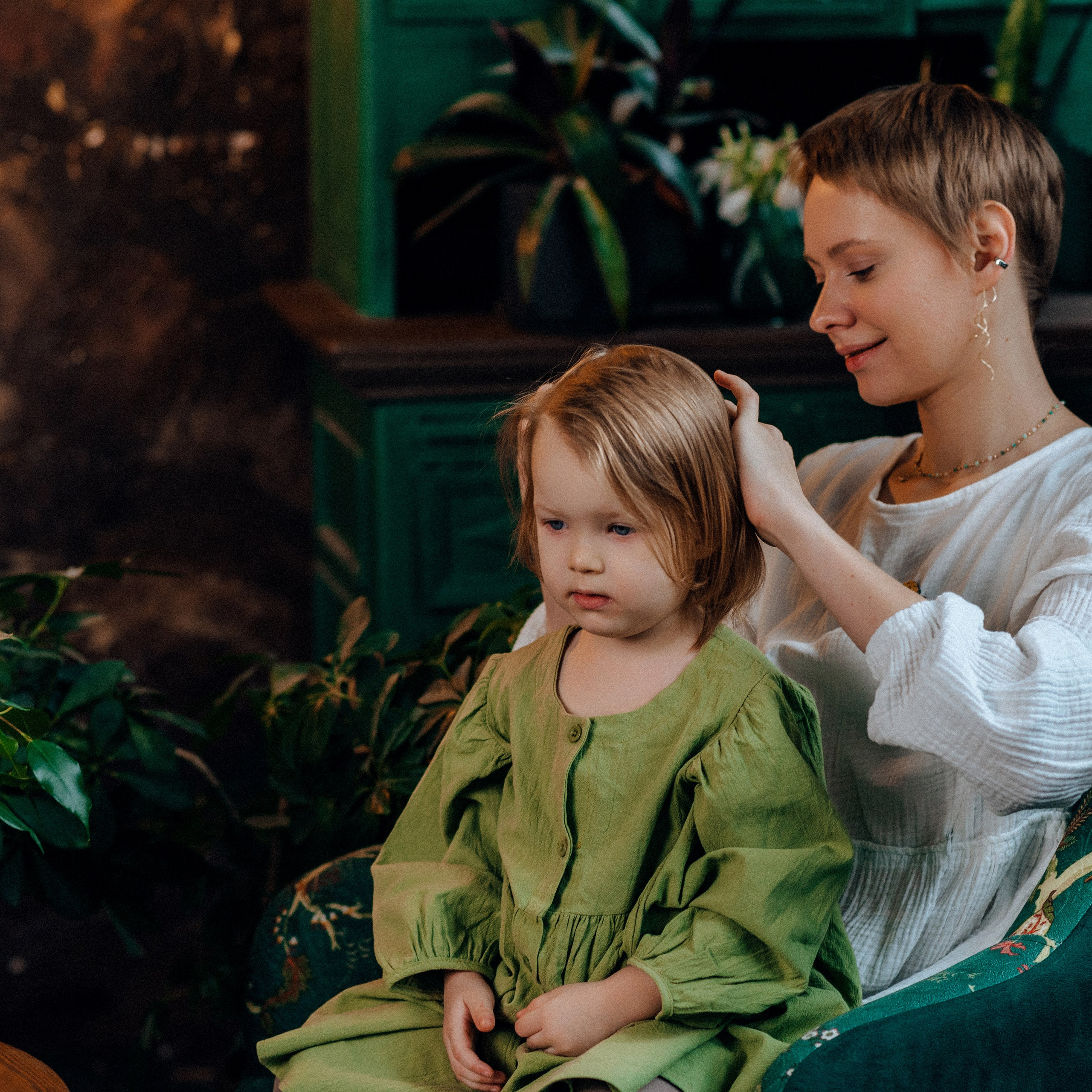 Надин с дочкой. Фотостудия Соль.НН