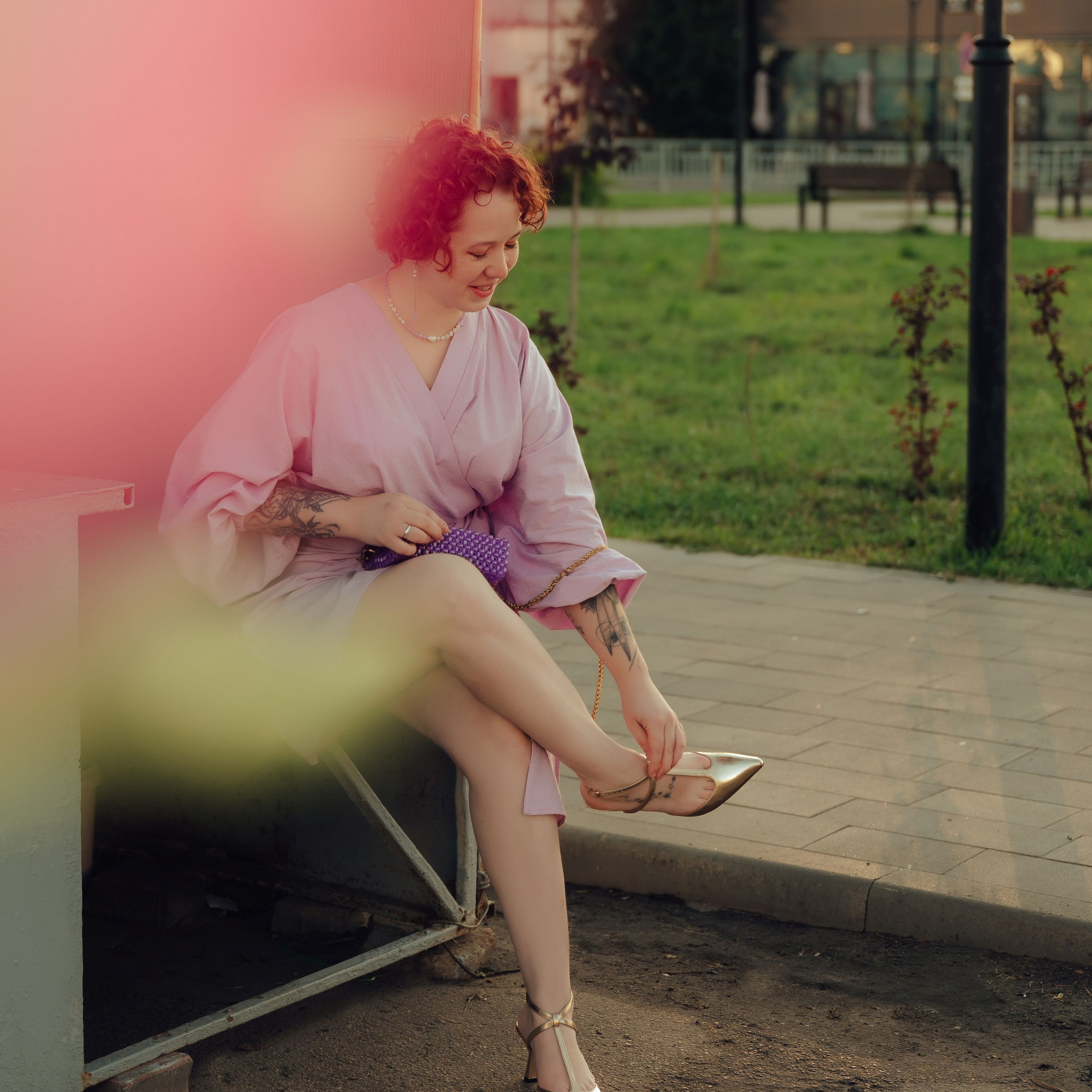 очень-очень рано утром