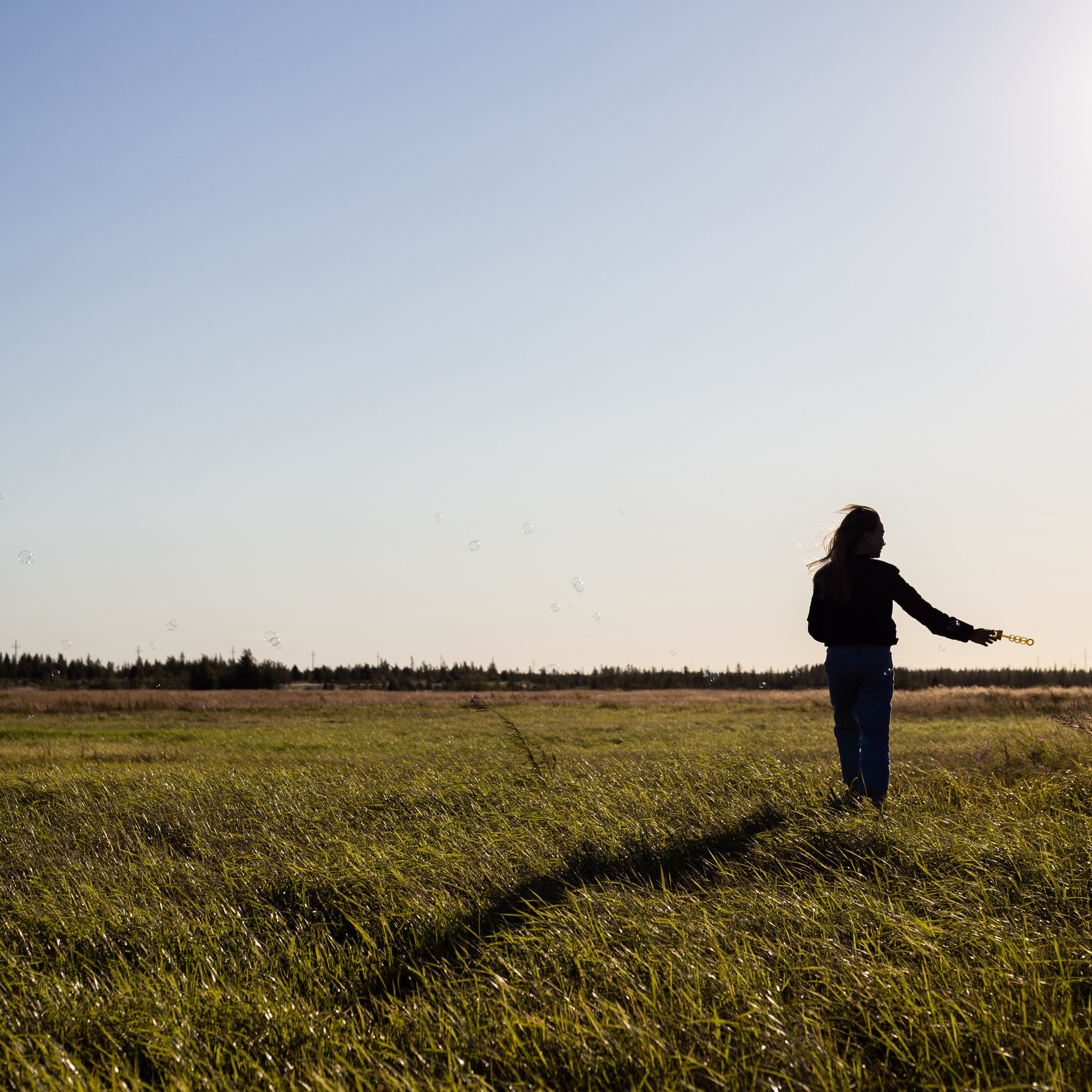 Семейная в поле