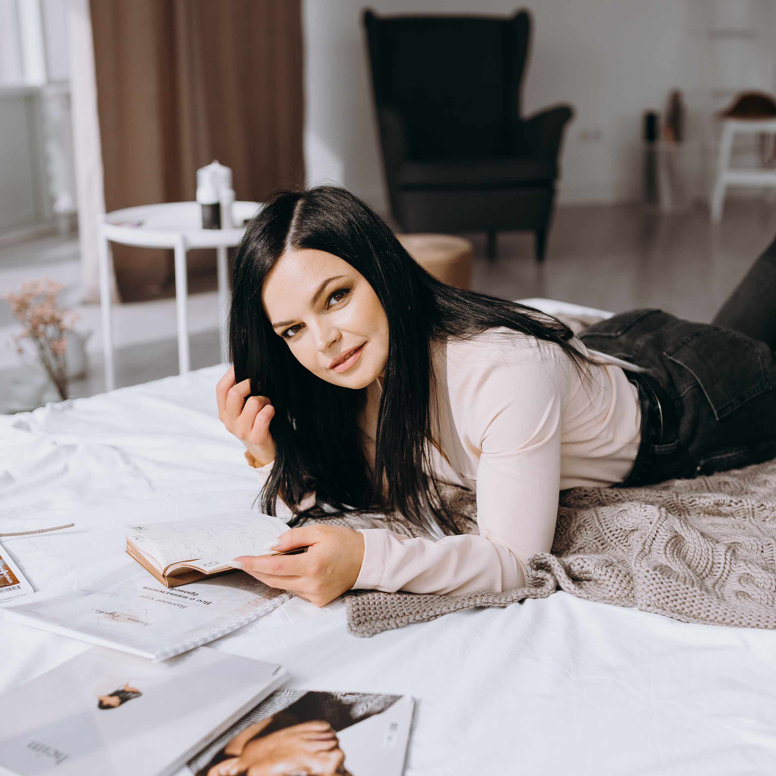 Съемка контента для бьюти мастера.