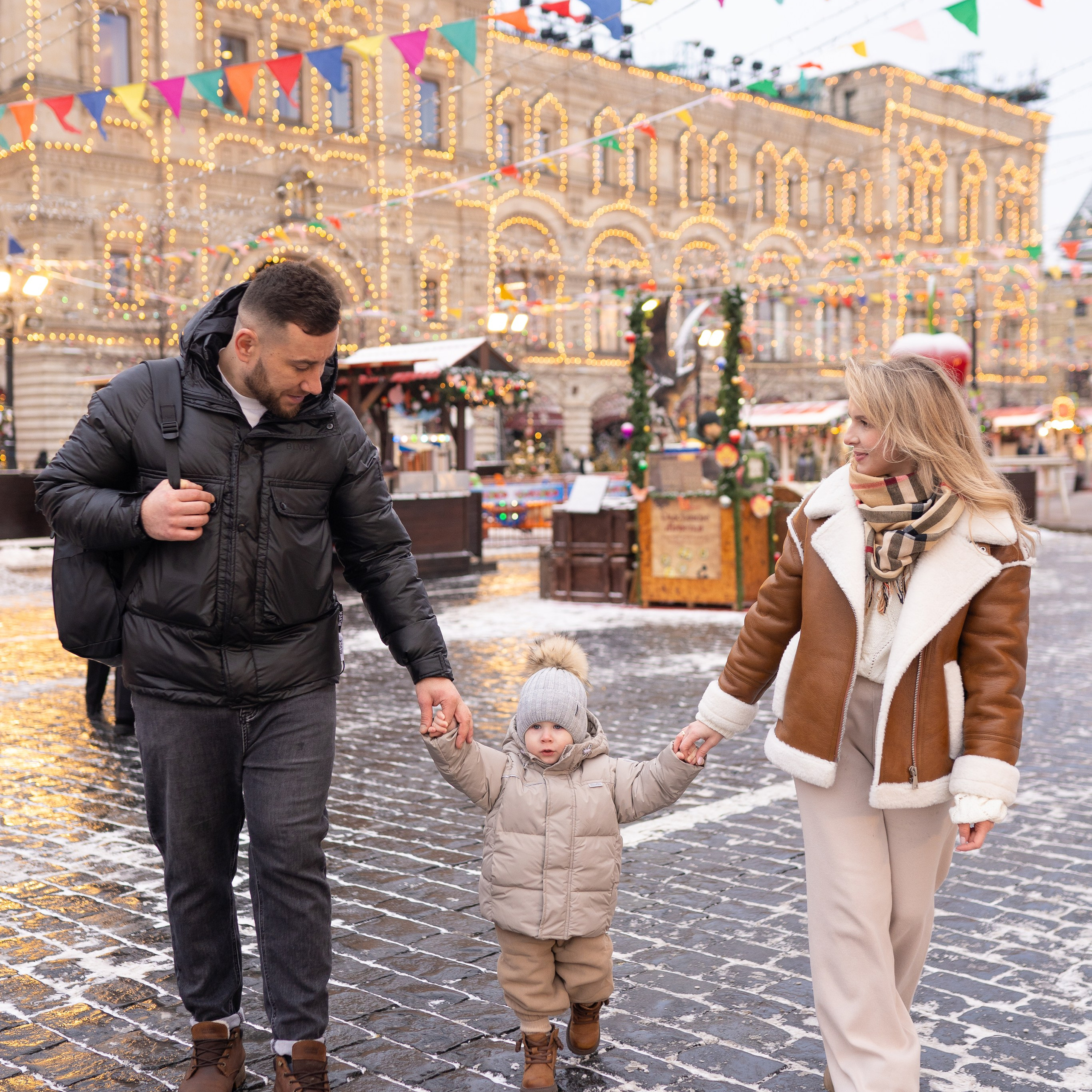 Павел, Егор и Наталия на ГУМ Ярмарке