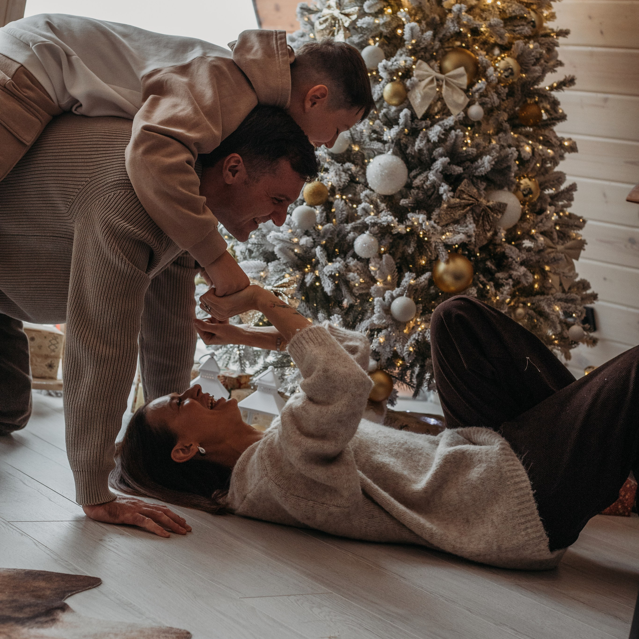 Новогодняя съемка в&nbsp;домике, для семьи Вероники