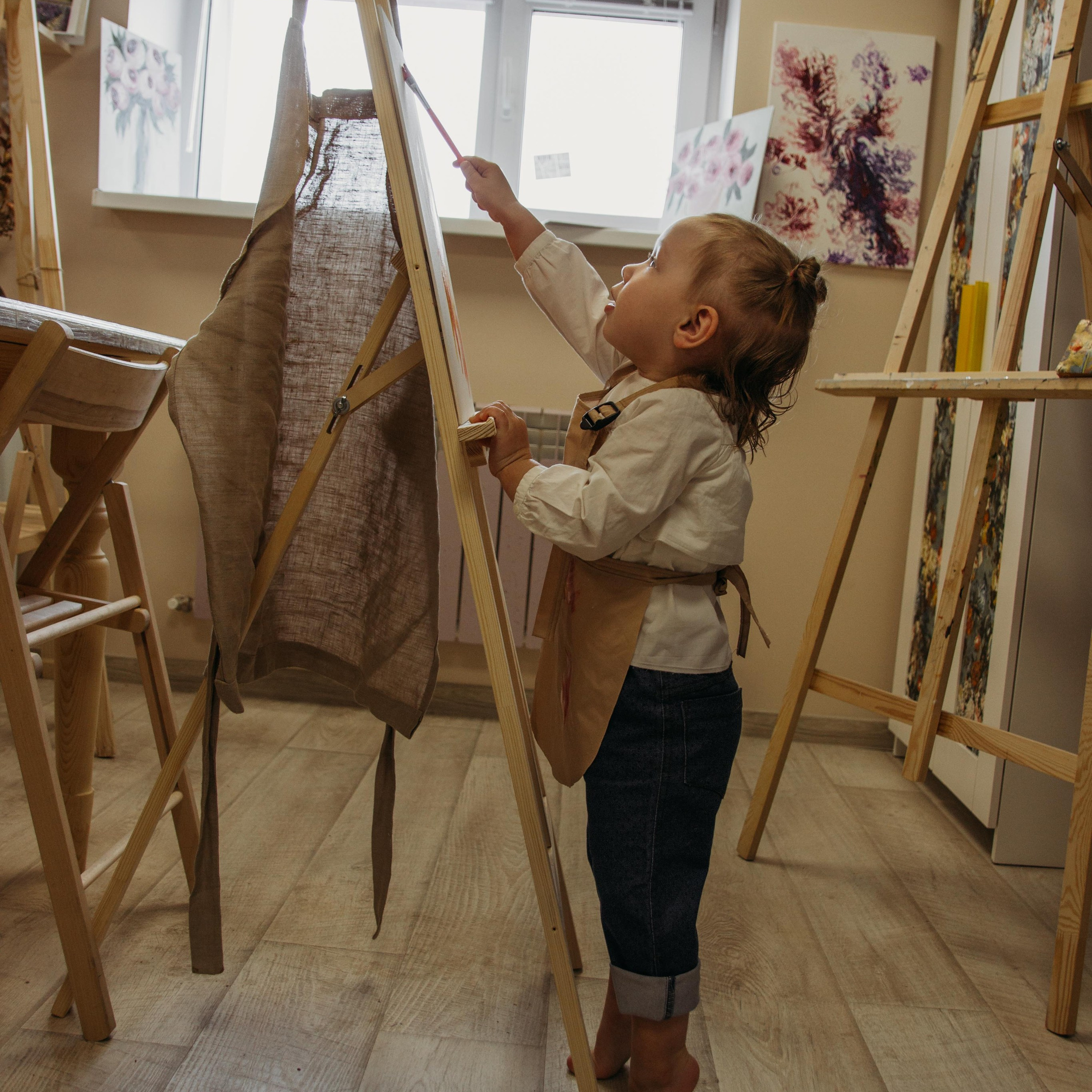 Фотосессия юной художницы