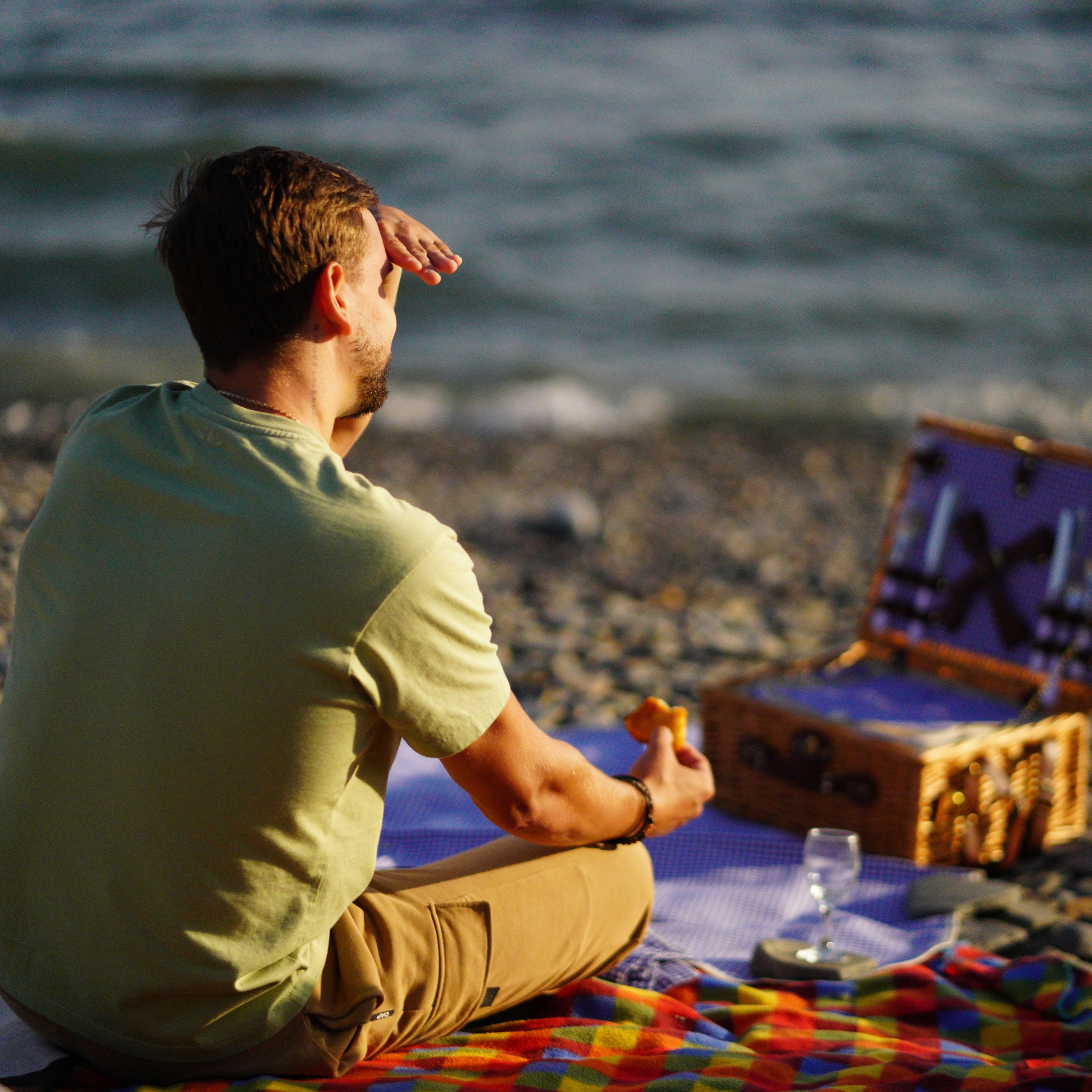 Фото пикник на берегу моря