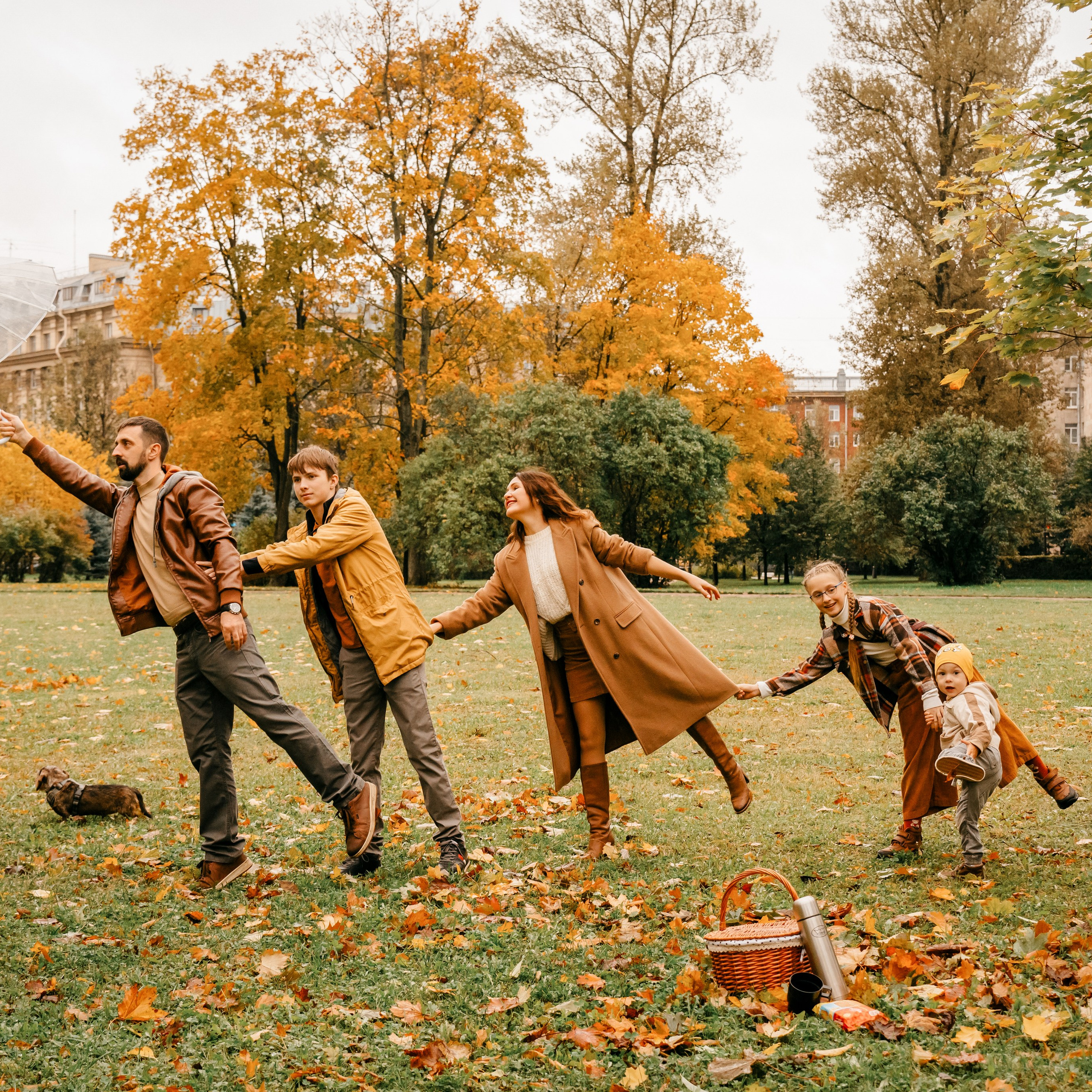 Семья осень